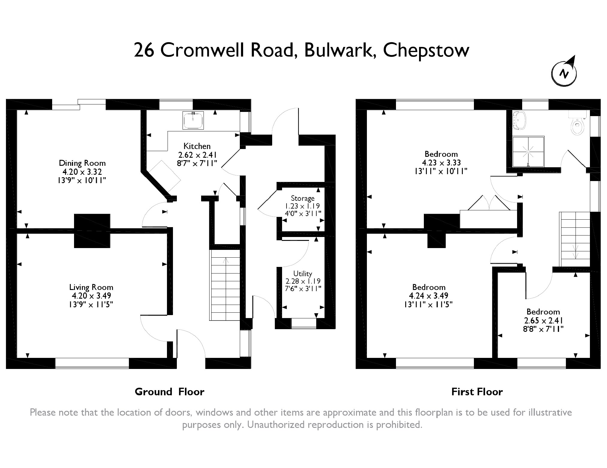 3 Bedrooms Semi-detached house for sale in Cromwell Road, Chepstow, Monmouthshire NP16