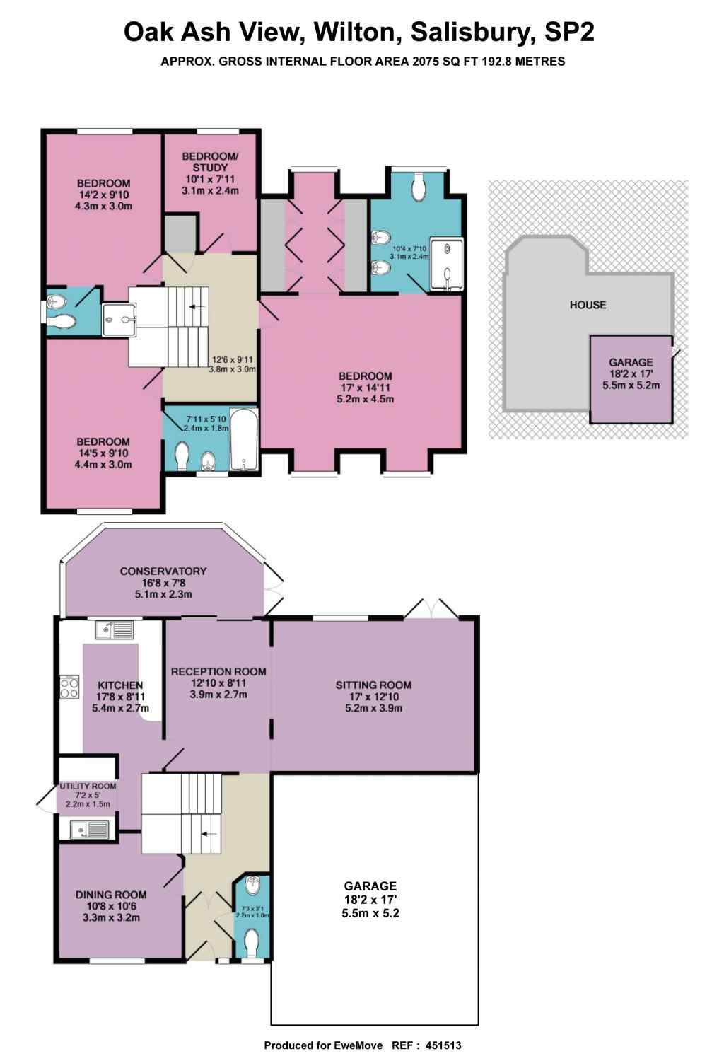 4 Bedrooms Detached house for sale in Oak Ash Green, Wilton, Salisbury SP2