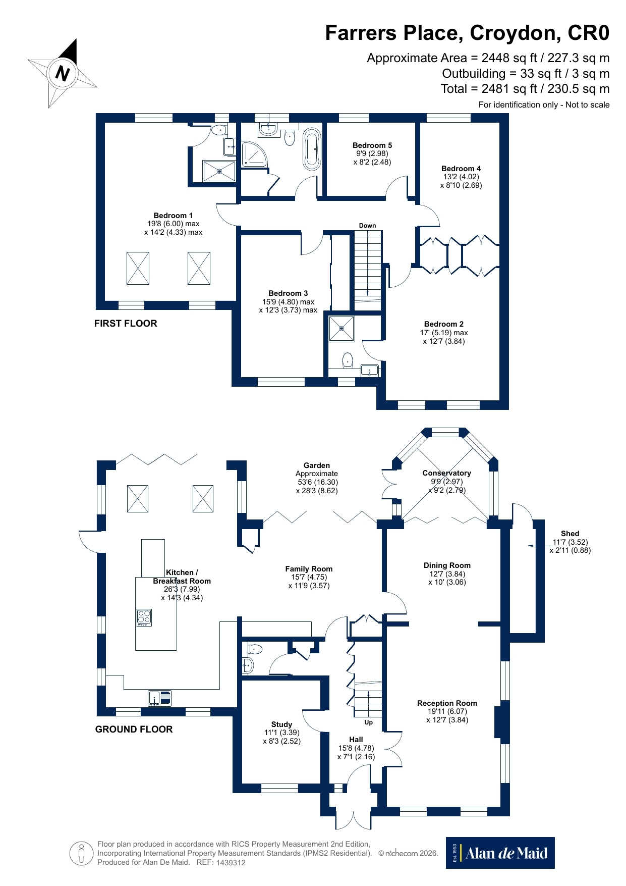 3, Farrers Place, Croydon floorplan