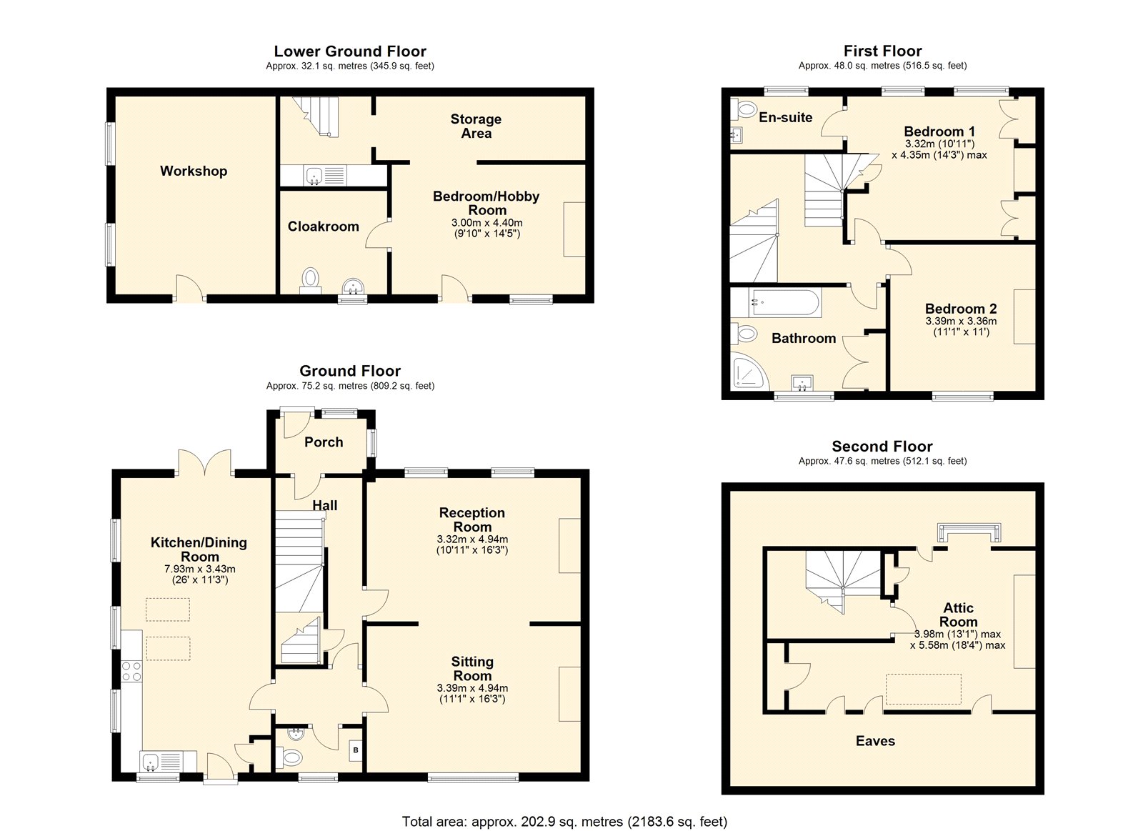 3, Cleeve Terrace, Bratton floorplan