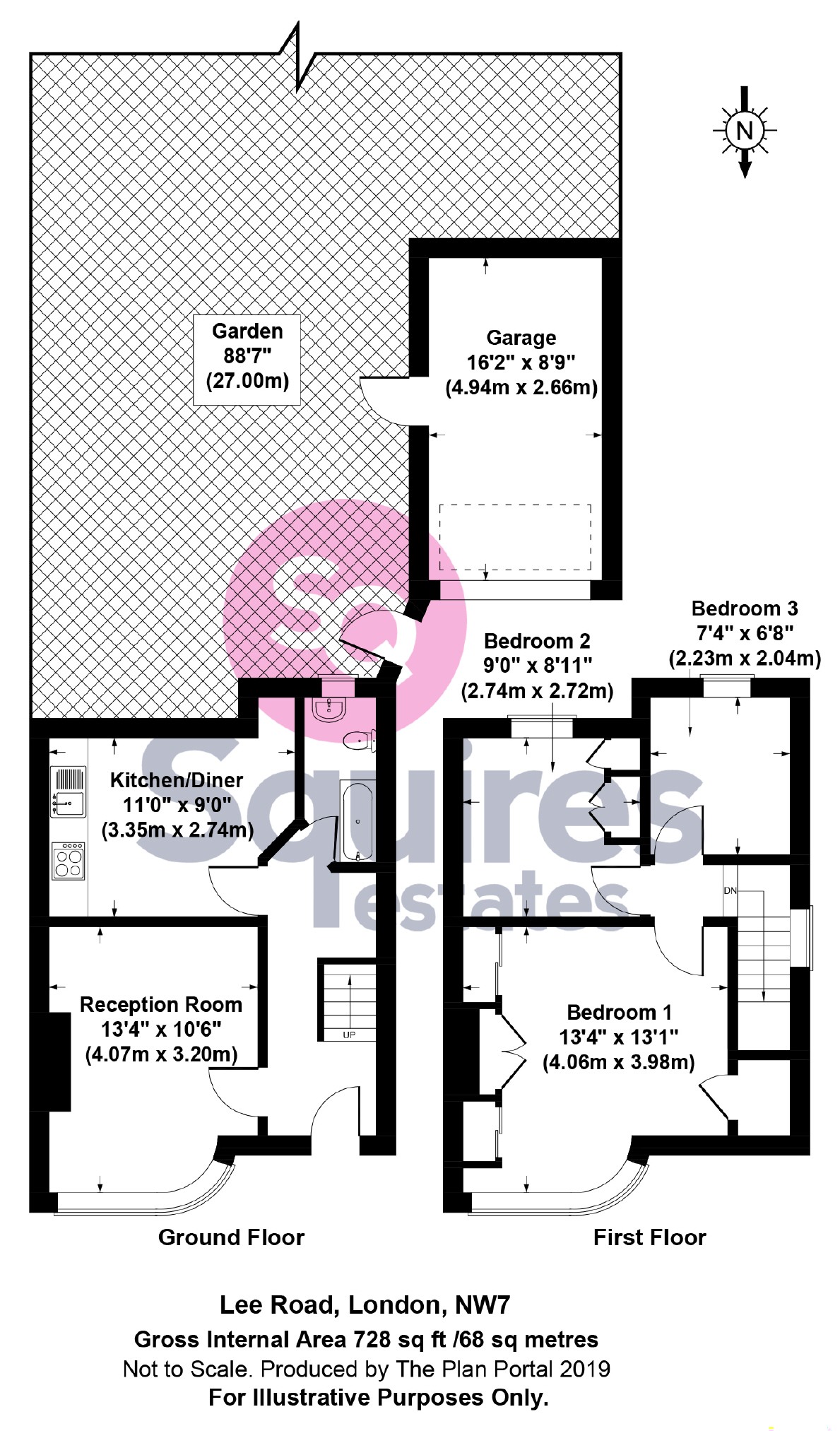 3 Bedrooms Semi-detached house to rent in Lee Road, Mill Hill, London NW7