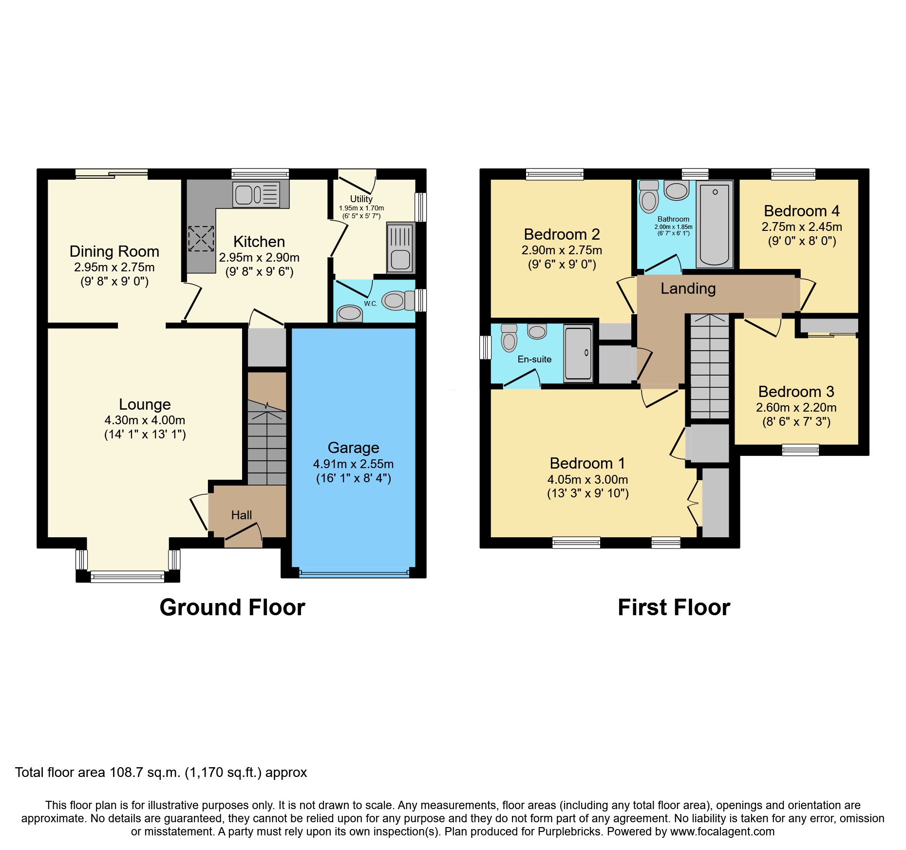 17, Fountains Place, Peterborough floorplan