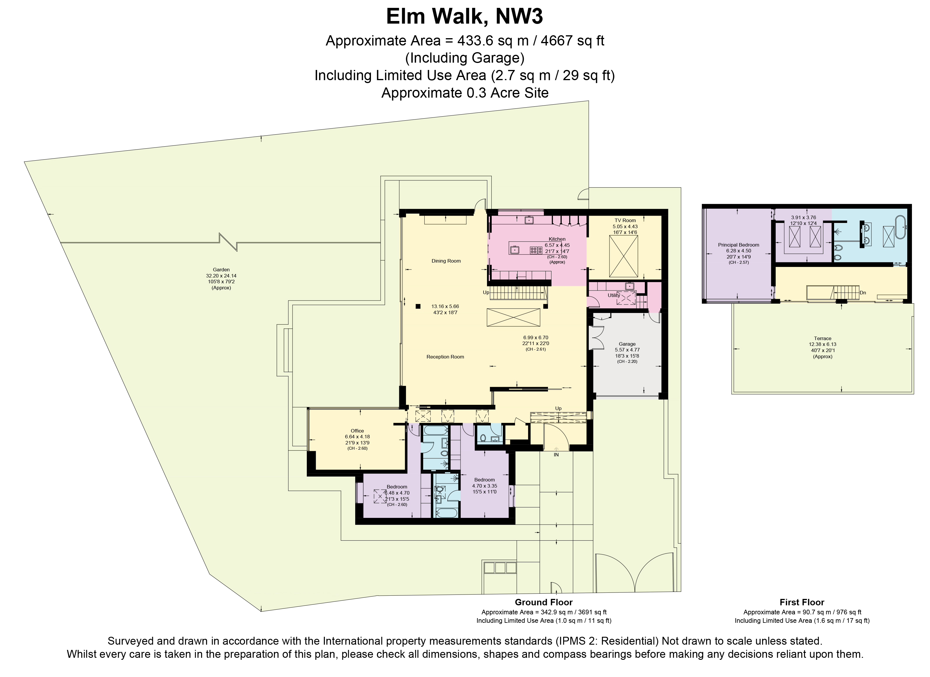 Elm Walk, Hampstead, London NW3, 4 bedroom detached house for sale