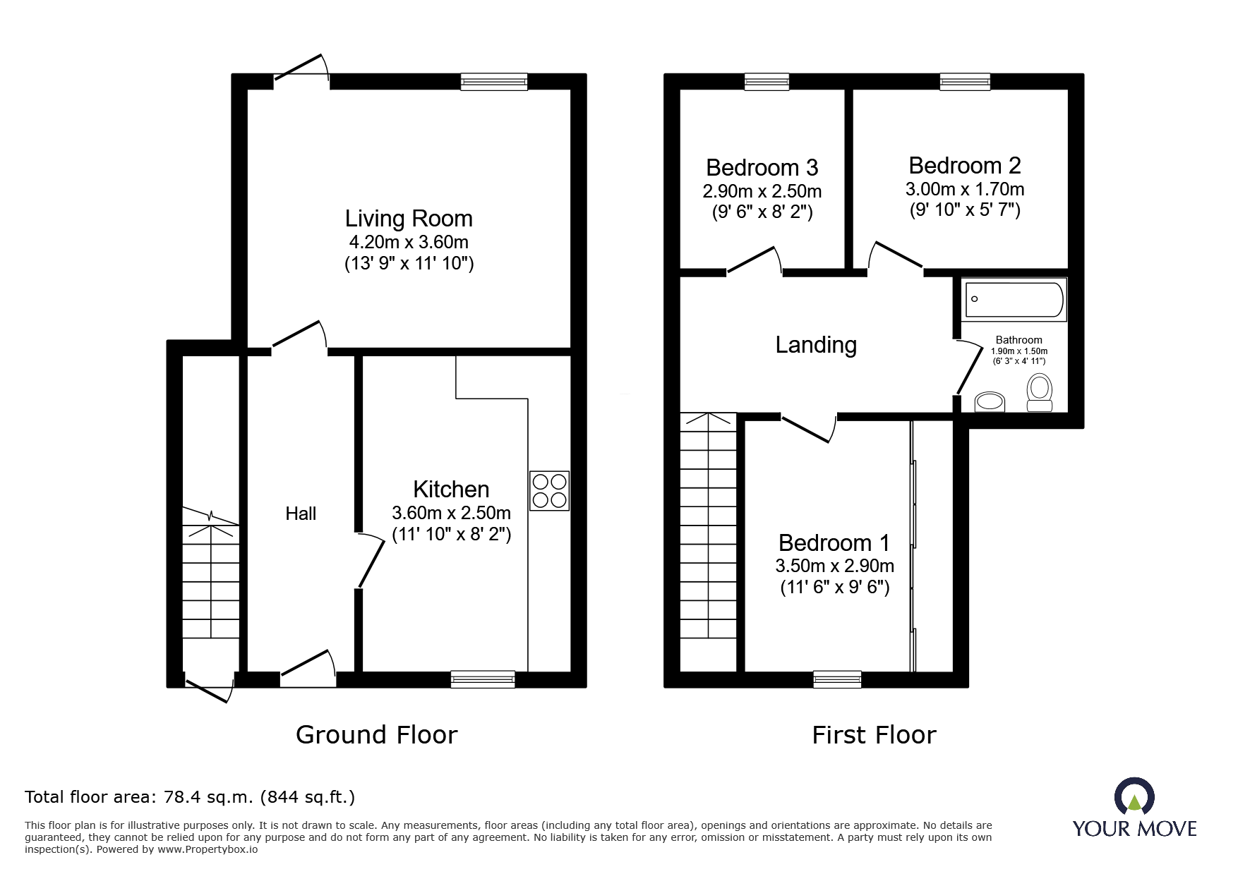 6, Ashfield Road, Leicester floorplan