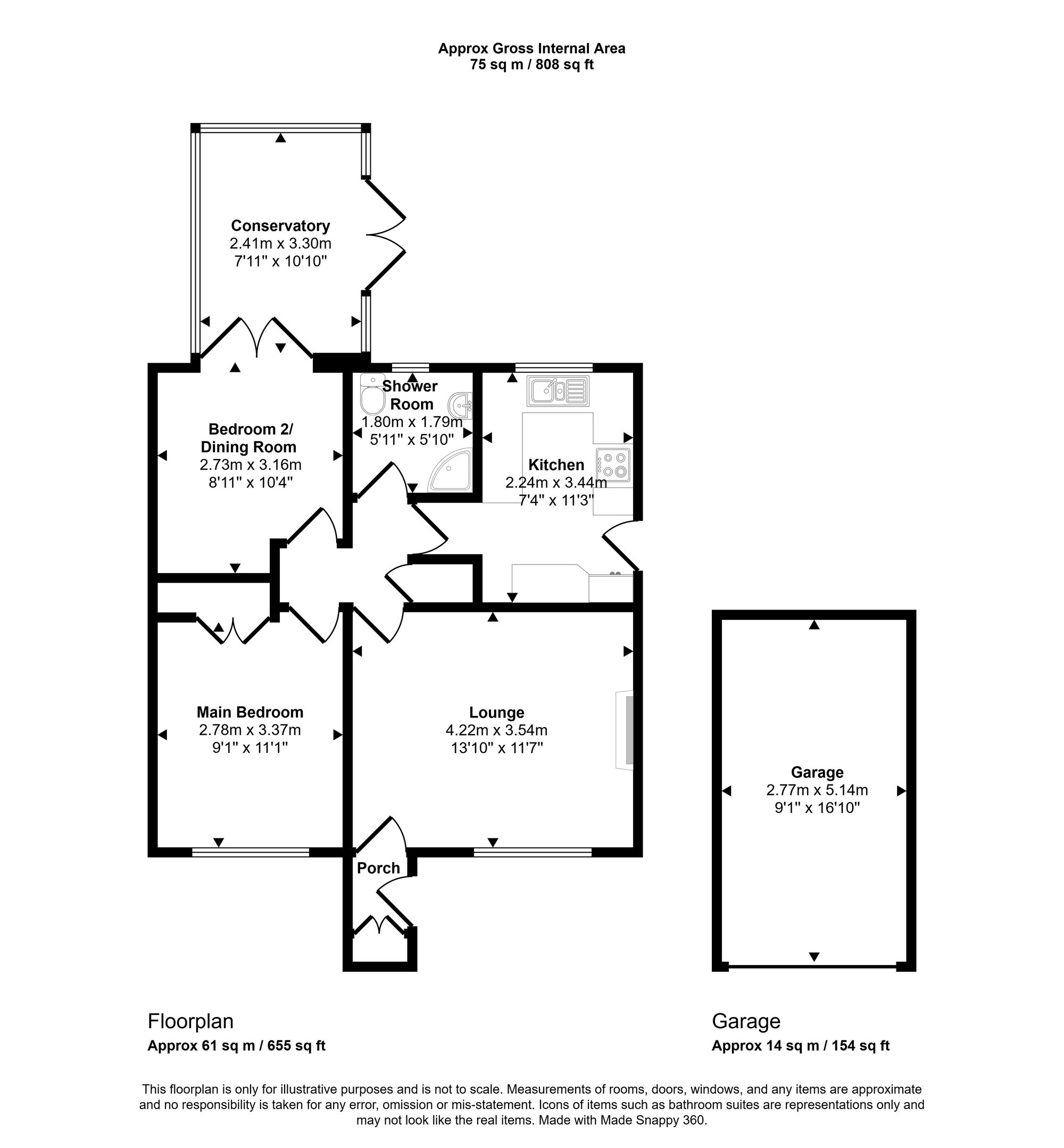 3 Cloughwood Crescent, Wigan floorplan