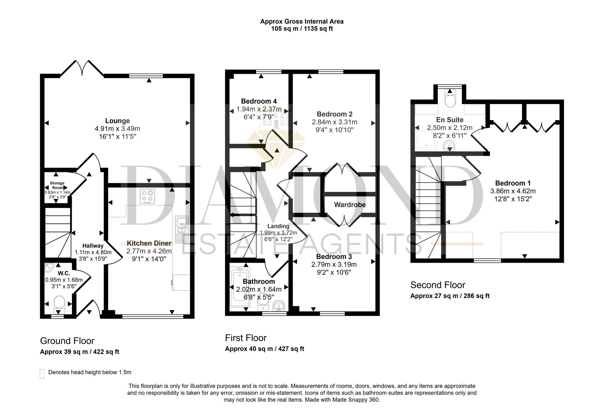 5 St. Andrews Court, Tiverton floorplan