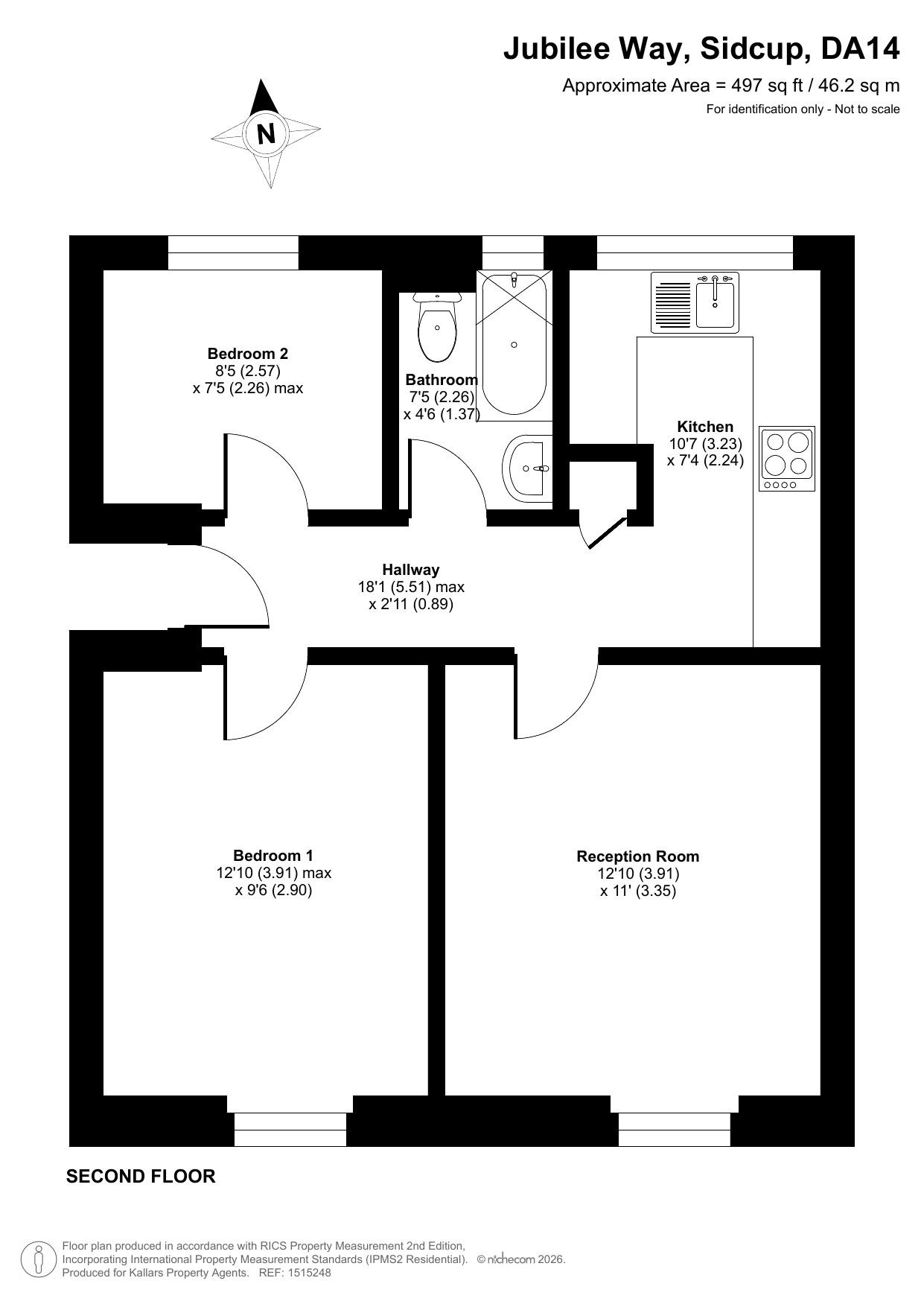 9 Jubilee Way, Sidcup, Kent floorplan