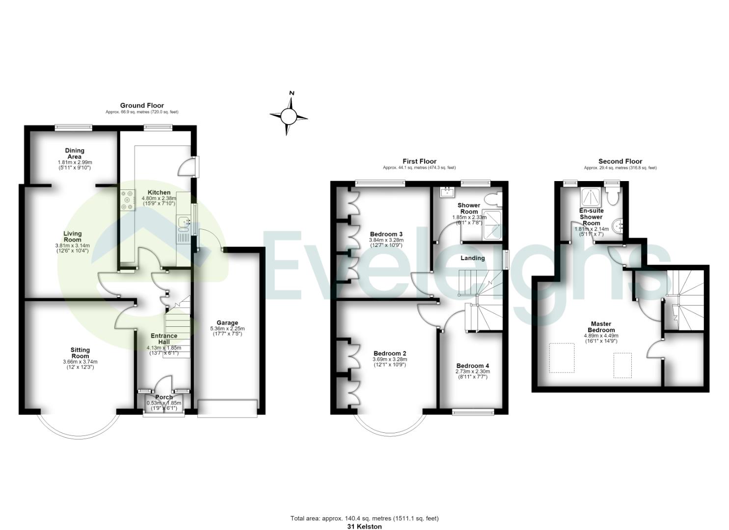 31, Kelston Grove, Bristol floorplan