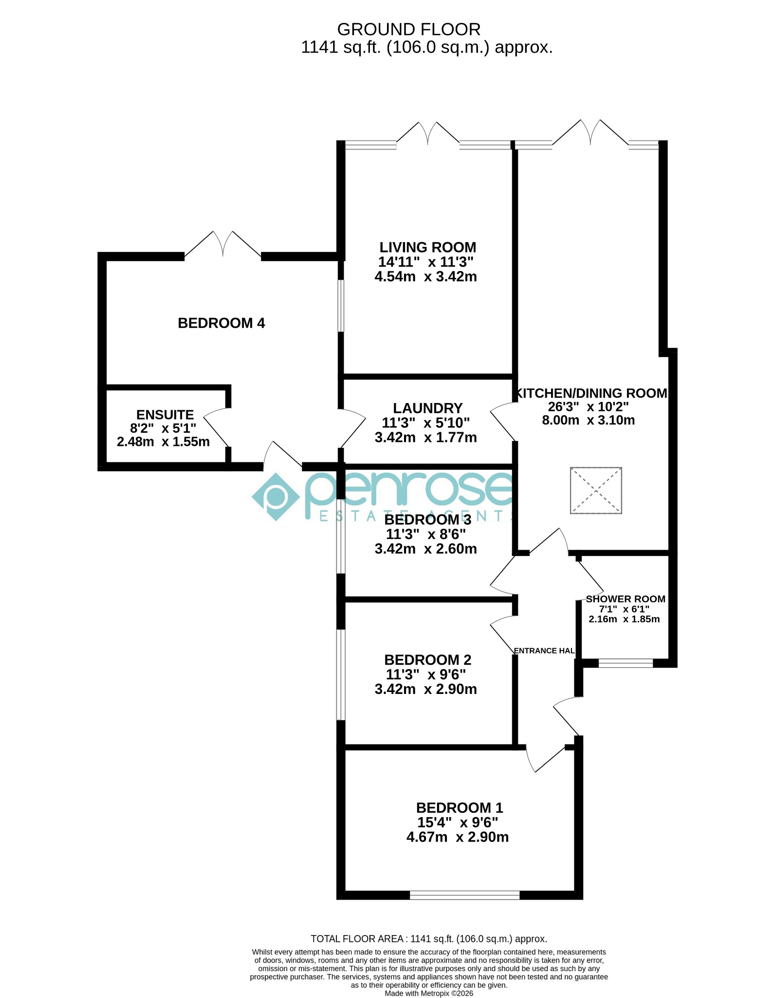 39 Hillary Crescent, Luton, Bedfordshire floorplan