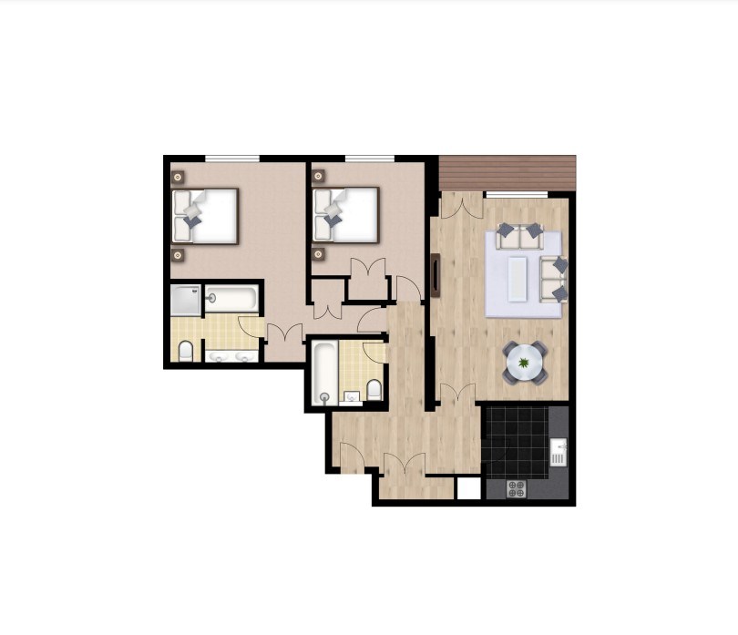 Flat 91, 39 Circus Apartments, Westferry Road, Canary Wharf floorplan