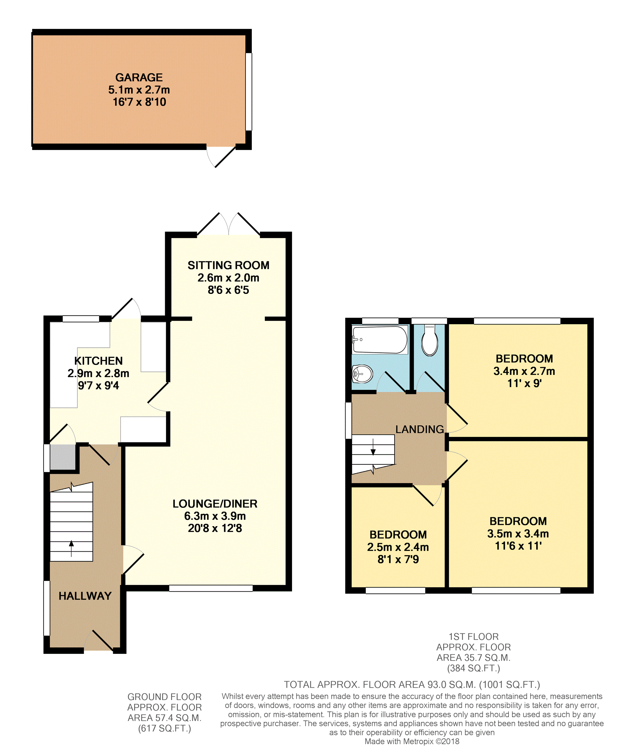 3 Bedrooms Semi-detached house for sale in Woodland Avenue, Brentwood CM13