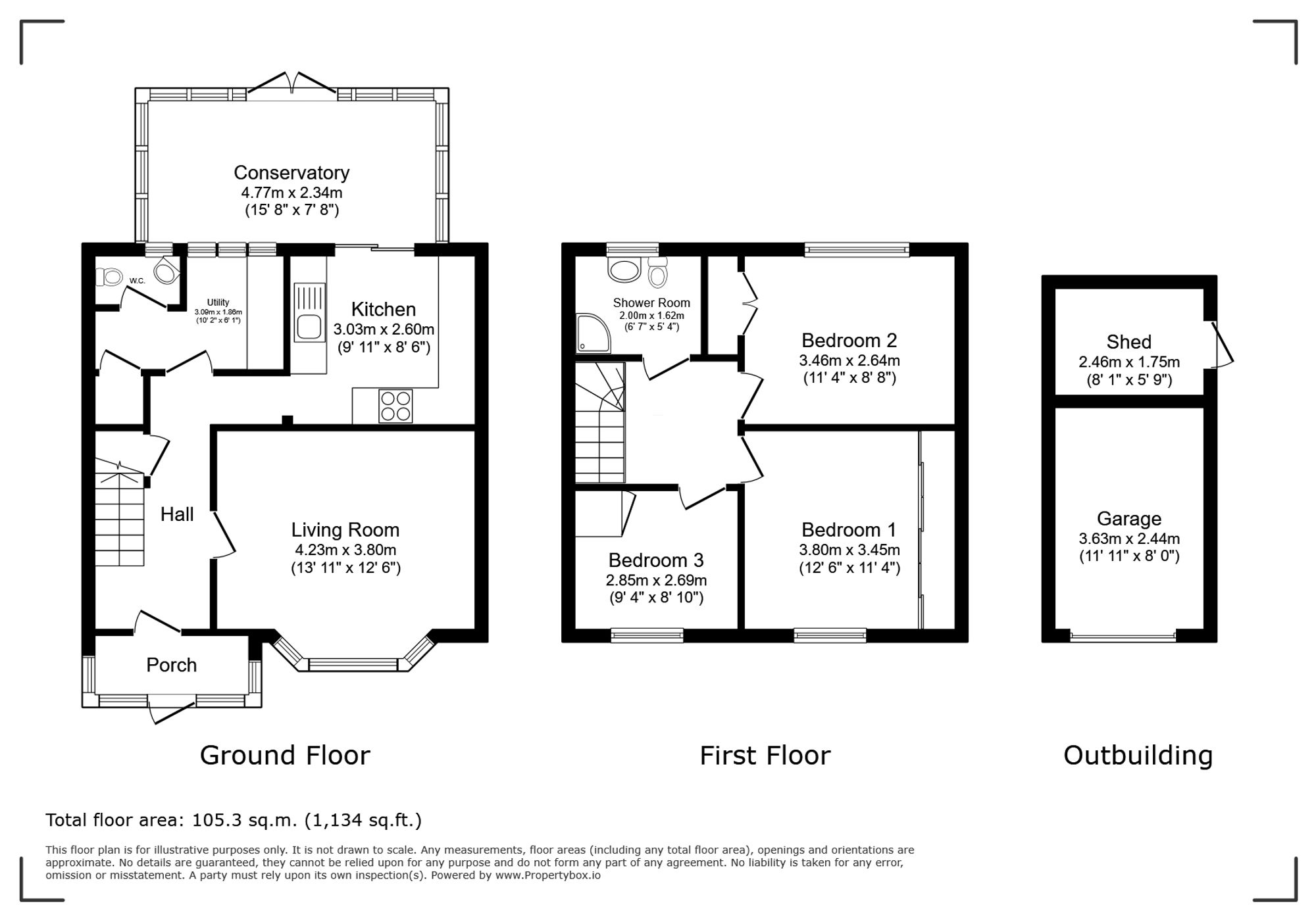 13 James Crescent, Stoke-On-Trent floorplan