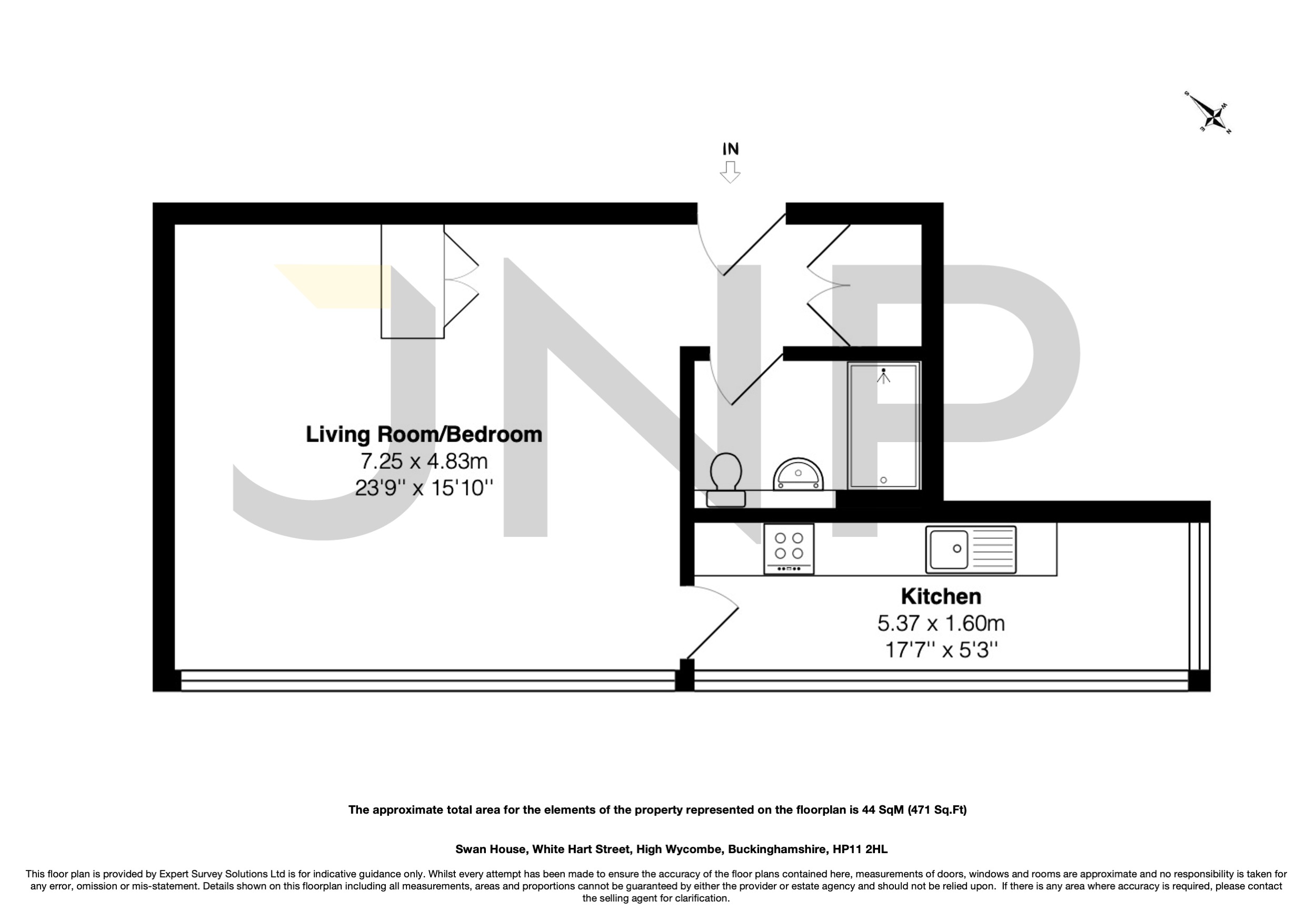 Flat 1, Swan House,, White Hart Street, Buckinghamshire floorplan