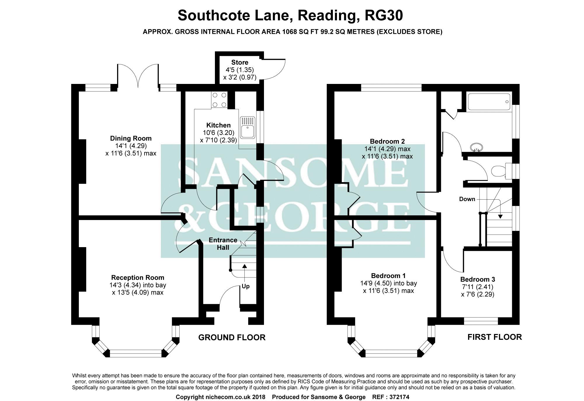 3 Bedrooms Semi-detached house for sale in Southcote Lane, Reading RG30