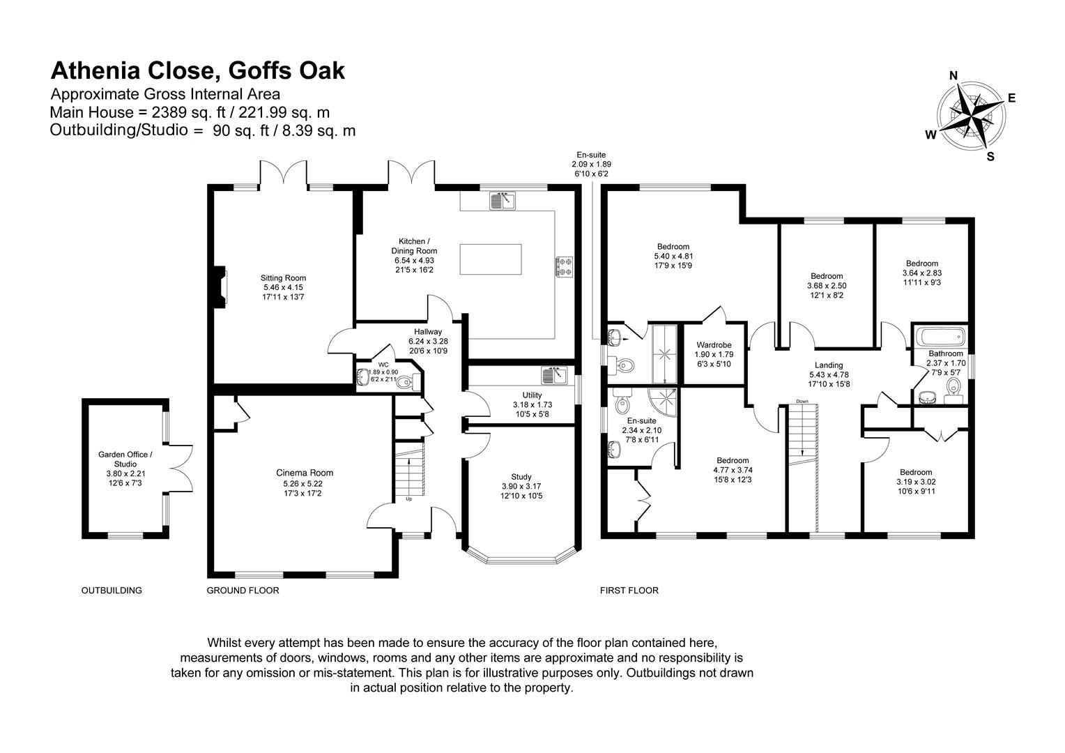 3, Athenia Close, Waltham Cross floorplan