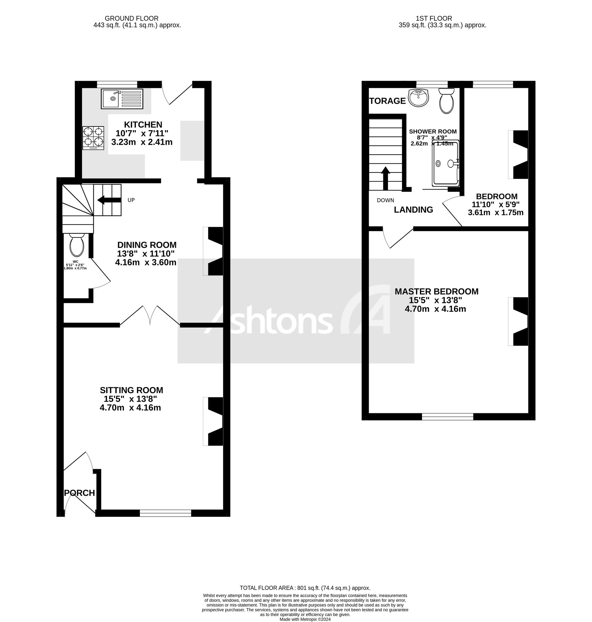 7 Stanley Street, Manchester floorplan