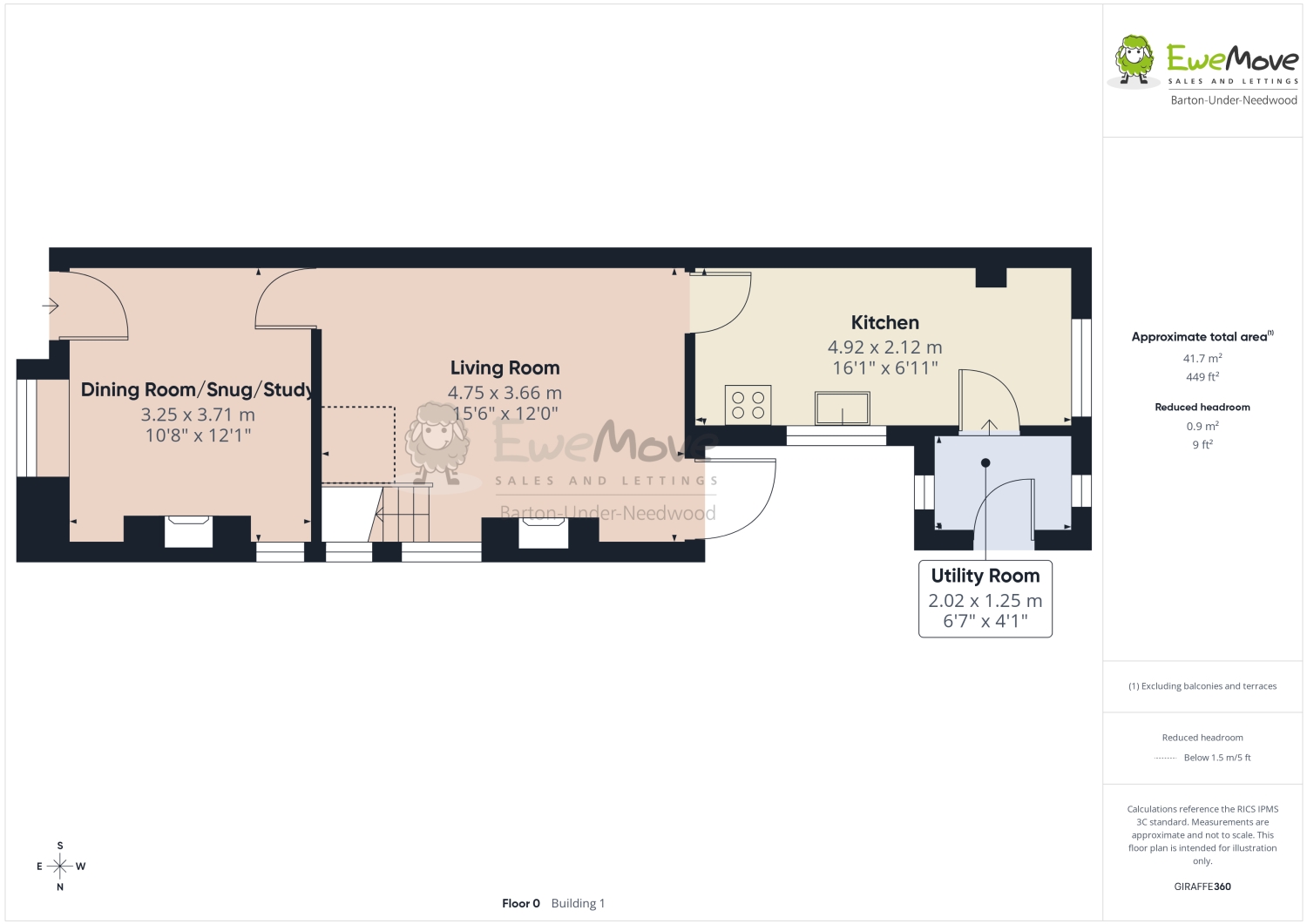 1, Robin Hood Cottages Main Street, Burton-on-Trent floorplan