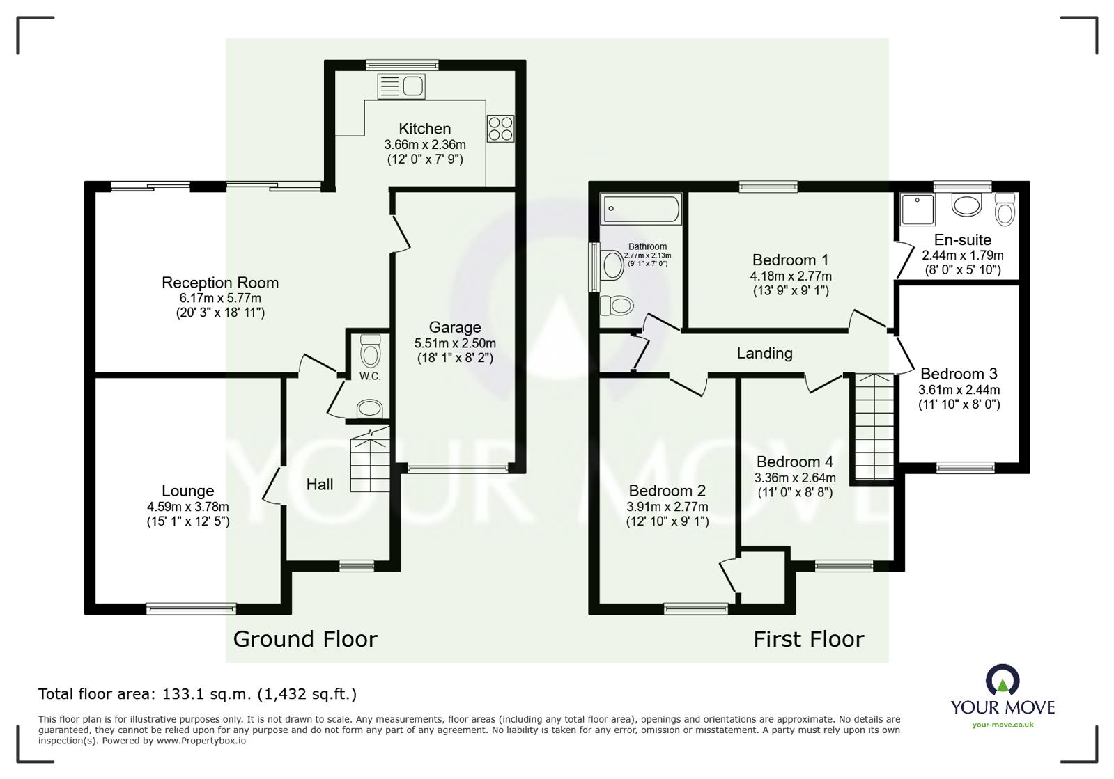 1, Moonfleet Close, Sittingbourne floorplan
