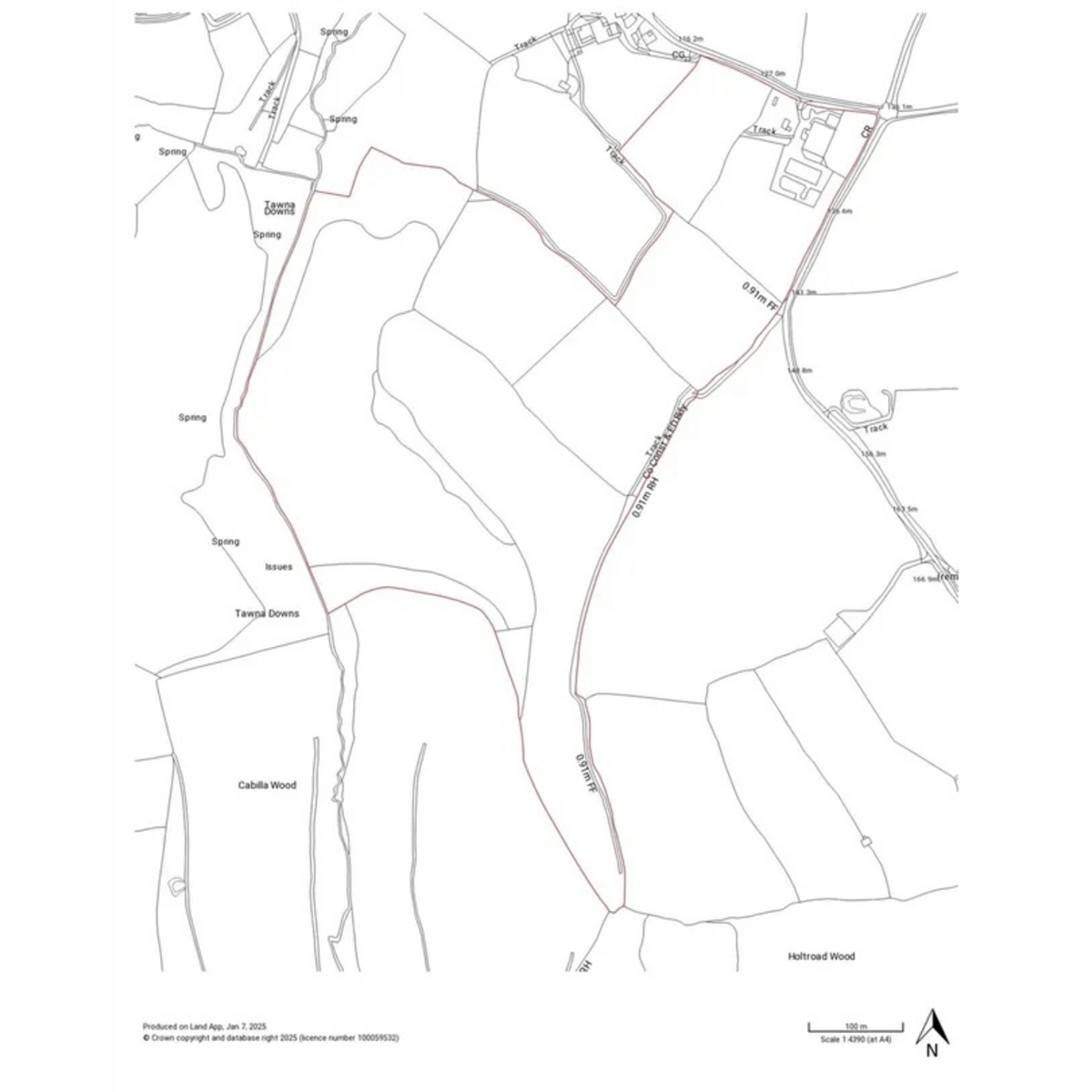., Fern Hill, Bodmin floorplan