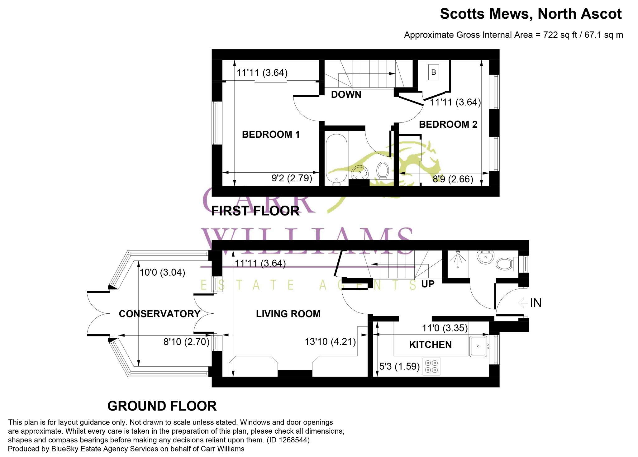 8 Scotts Mews, Ascot floorplan