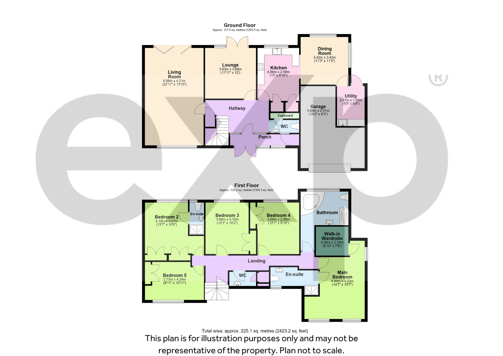 1, Bentlif Close, Maidstone floorplan
