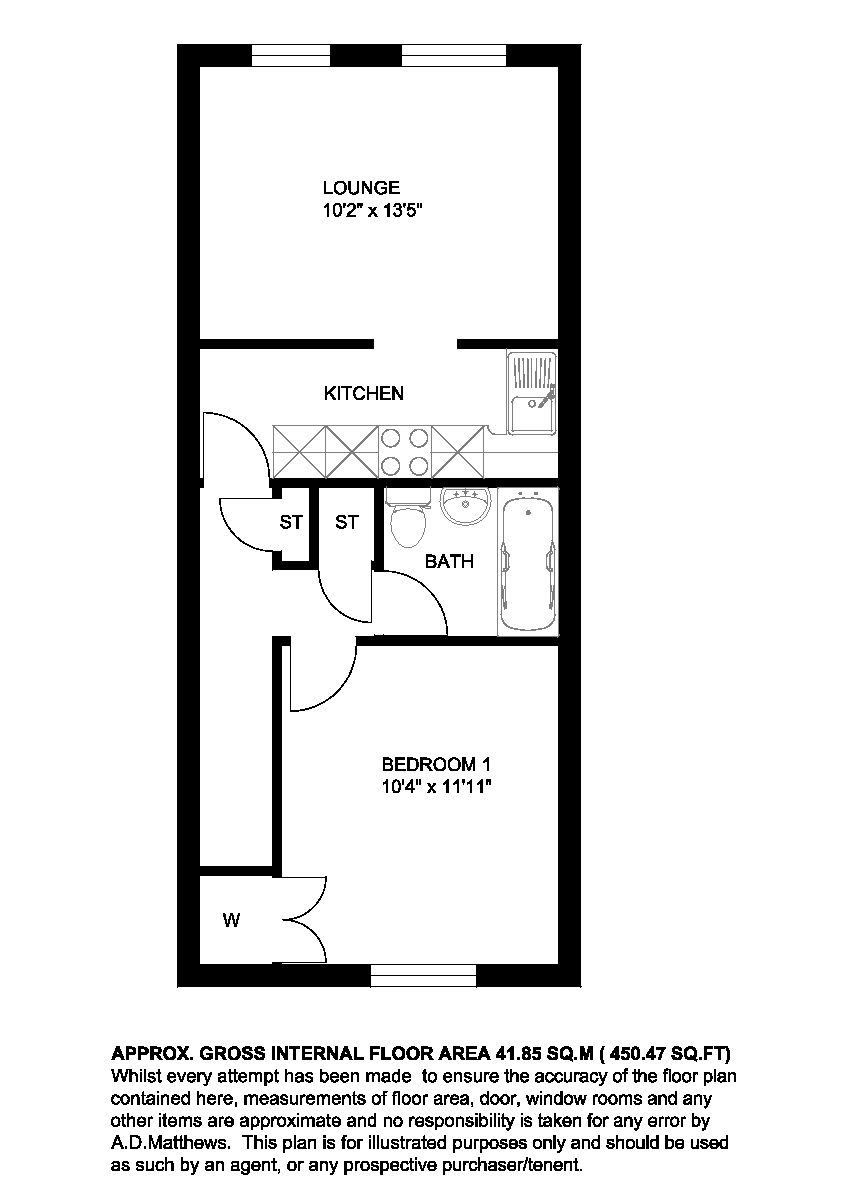 1 Bedrooms Maisonette to rent in Vesey Close, Farnborough, Hampshire GU14