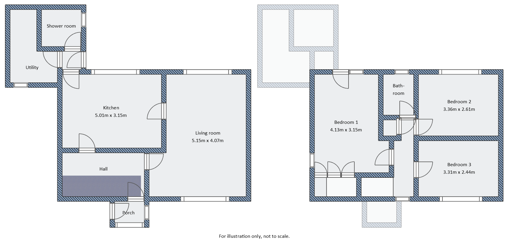 12 Pentillie, St. Austell floorplan