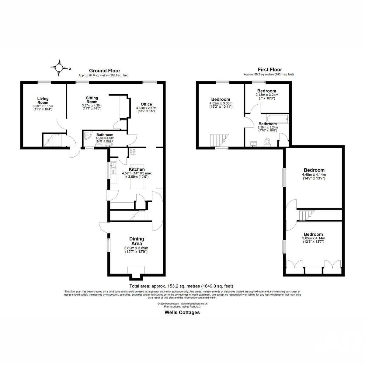 4, Wells Cottage, Bishop's Stortford floorplan