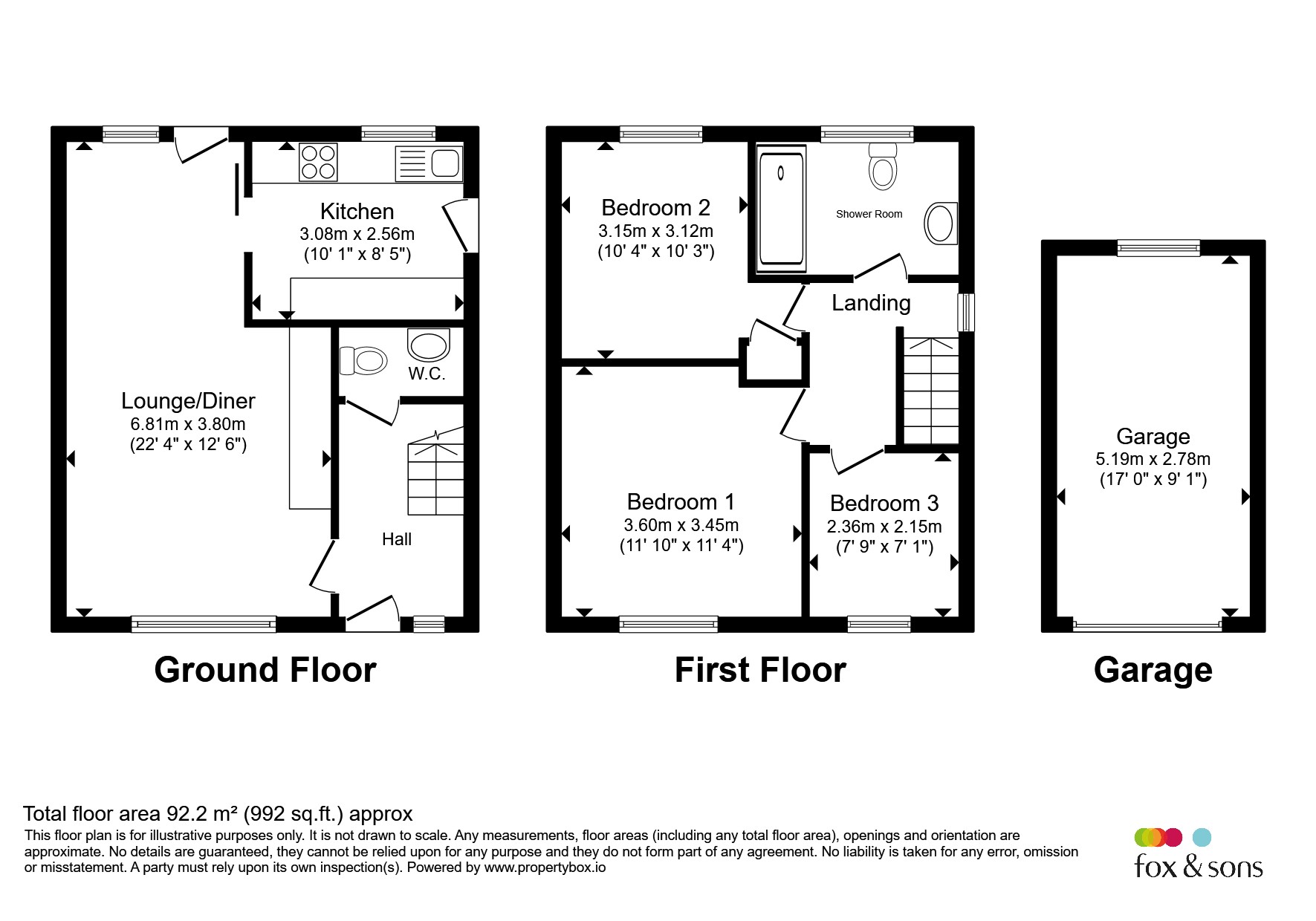26, Downlands Close, Salisbury floorplan