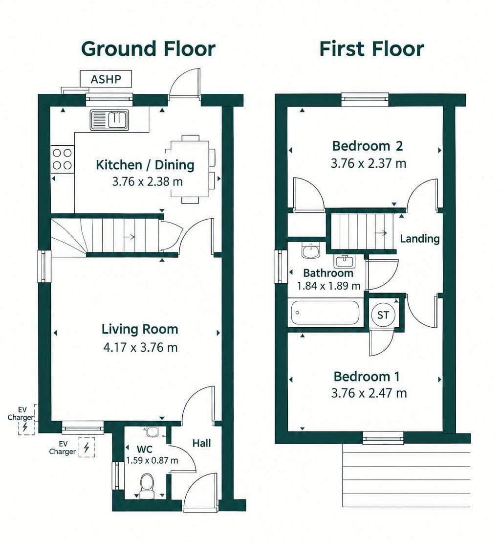 38, Greymoor Way, Carlisle floorplan
