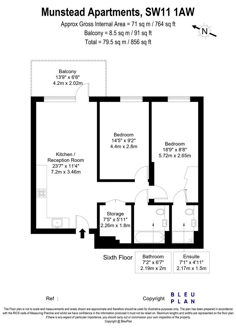 33 Danvers Avenue, London floorplan