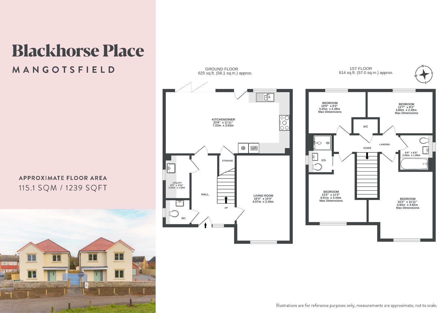 Blackhorse Place, Mangotsfield, Bristol BS16, 4 bedroom detached house