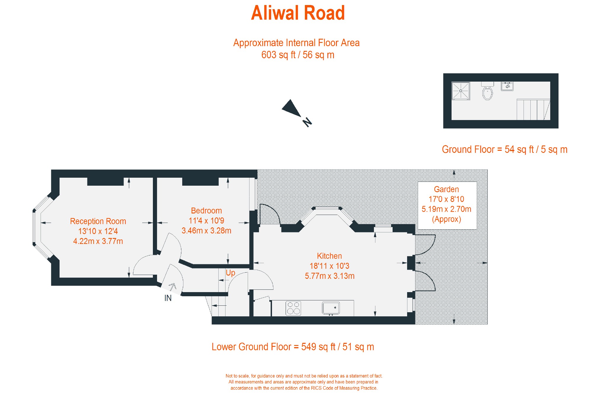 1 Bedrooms Flat for sale in Aliwal Road, Battersea SW11
