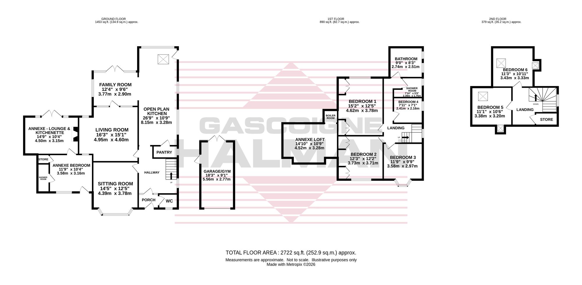 146 Moss Lane, Stockport floorplan