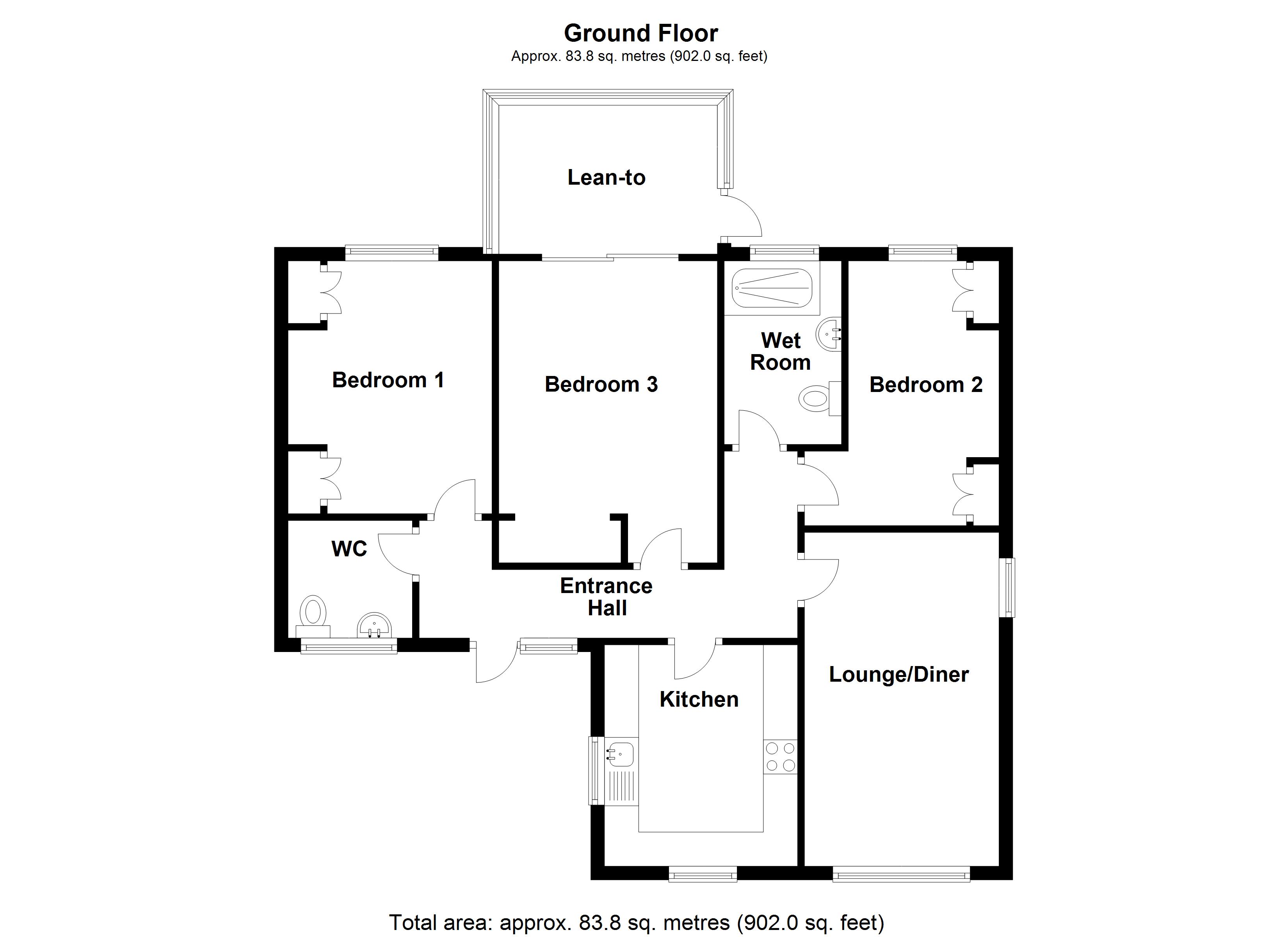 Dedham Meade, Dedham, Colchester, Essex CO7, 3 bedroom bungalow for