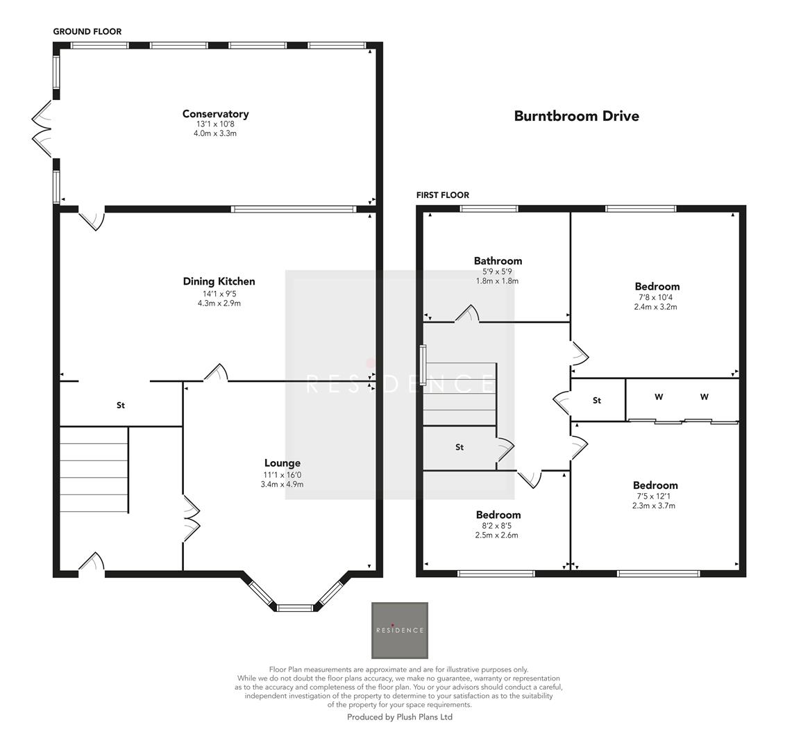 52, Burntbroom Drive, Glasgow floorplan