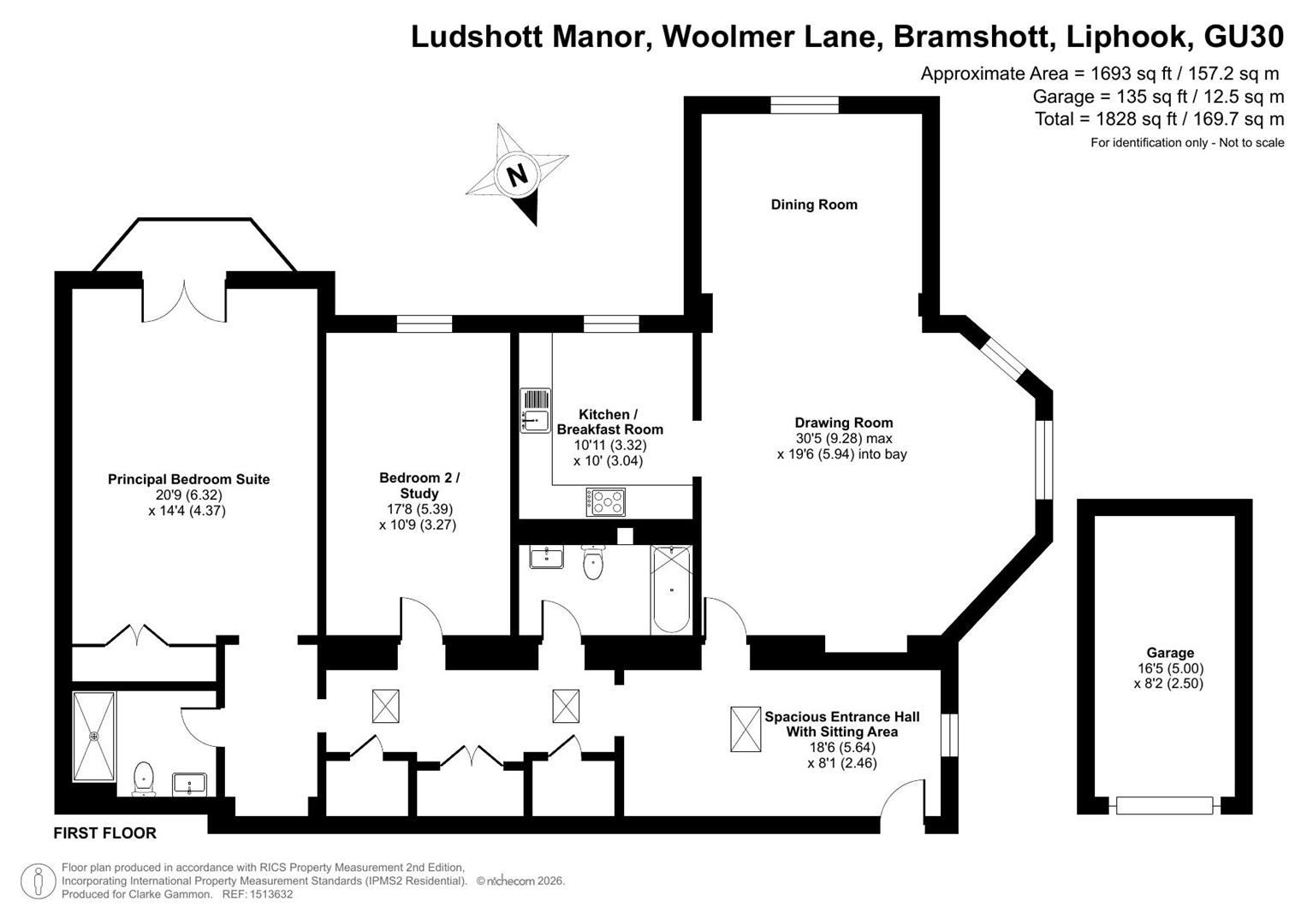 11 Ludshott Manor, Woolmer Lane, Liphook floorplan