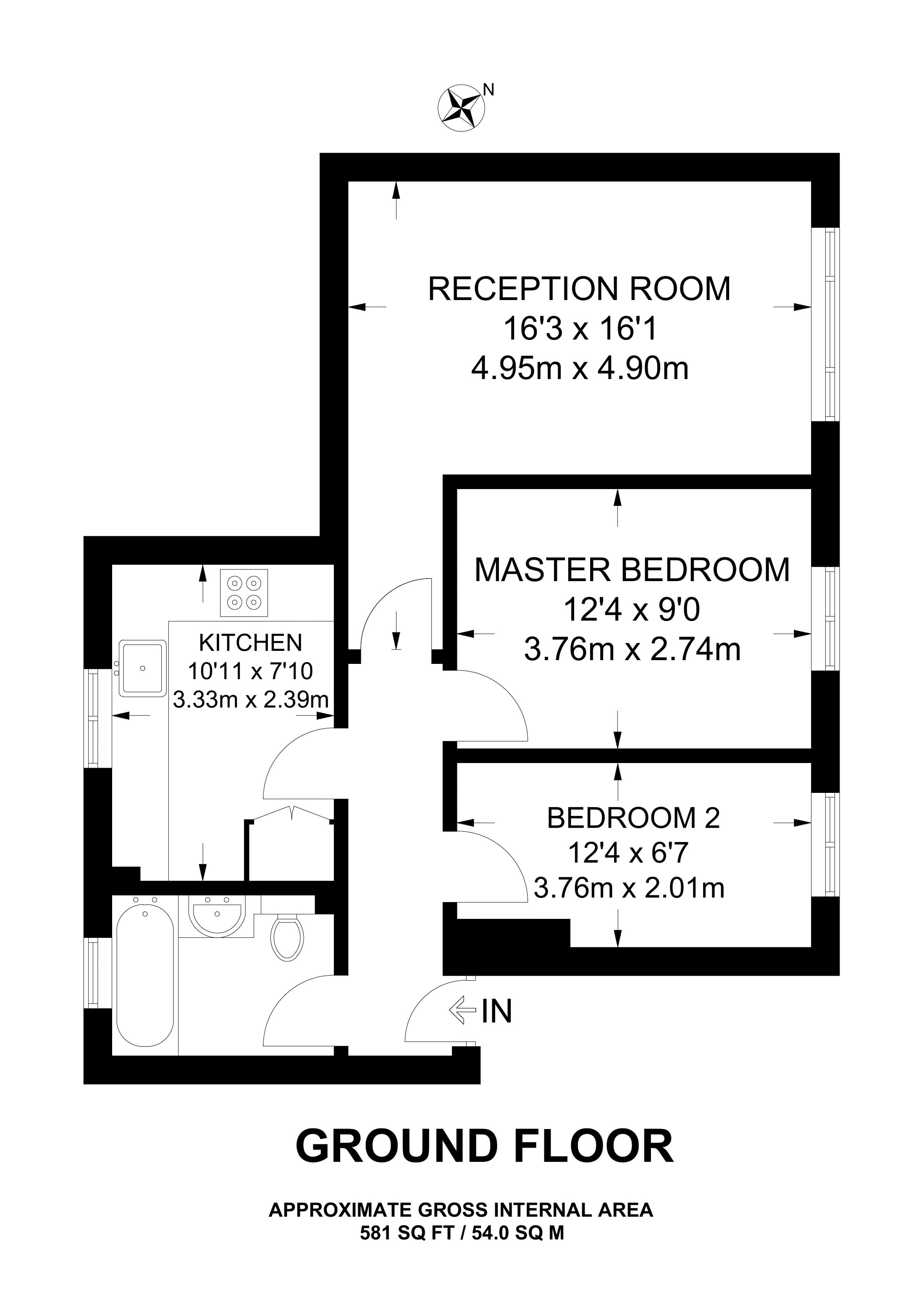 2 Bedrooms Flat to rent in Greenslade Road, Barking IG11