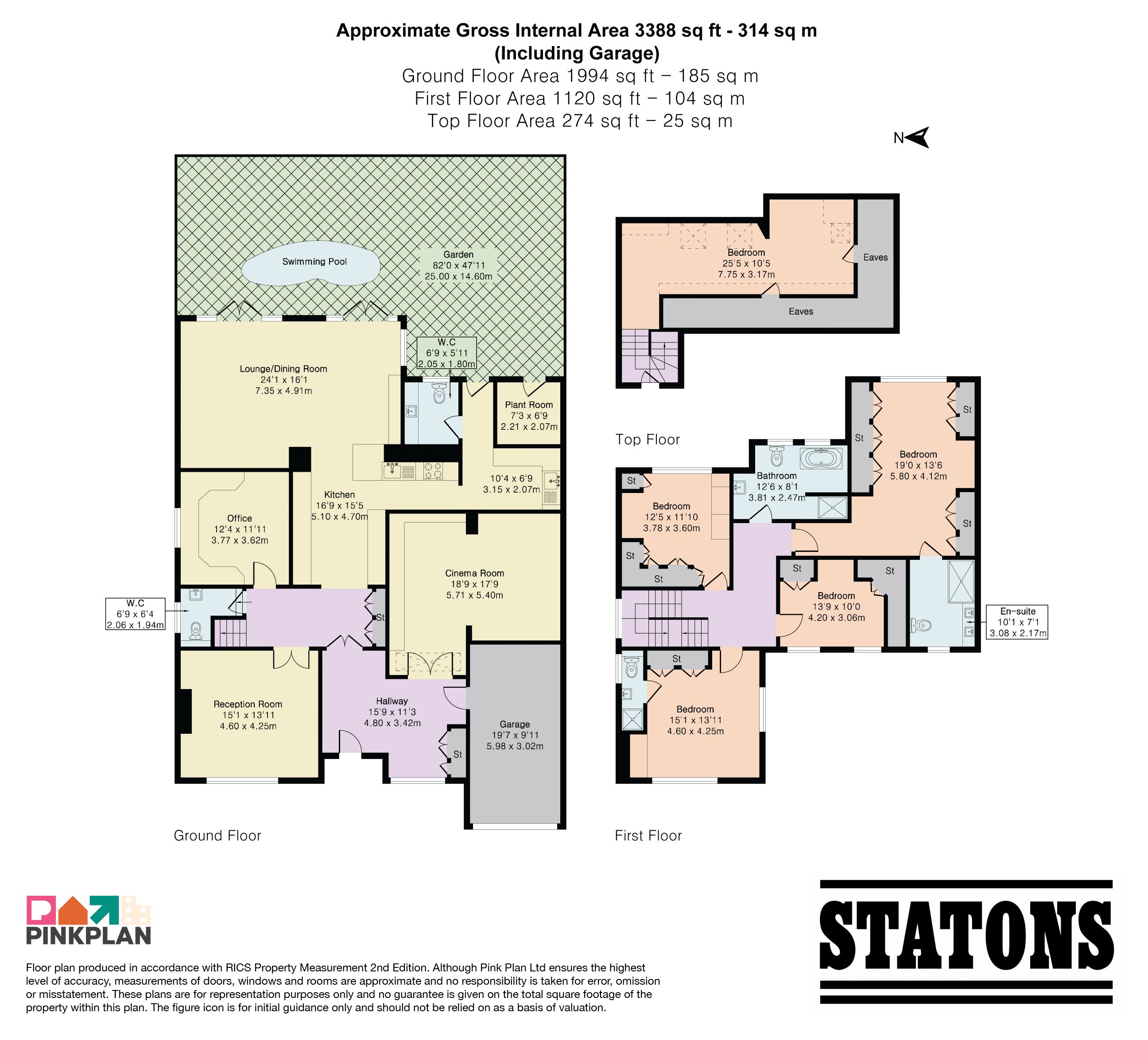1, Duchy Road, Hadley Wood floorplan