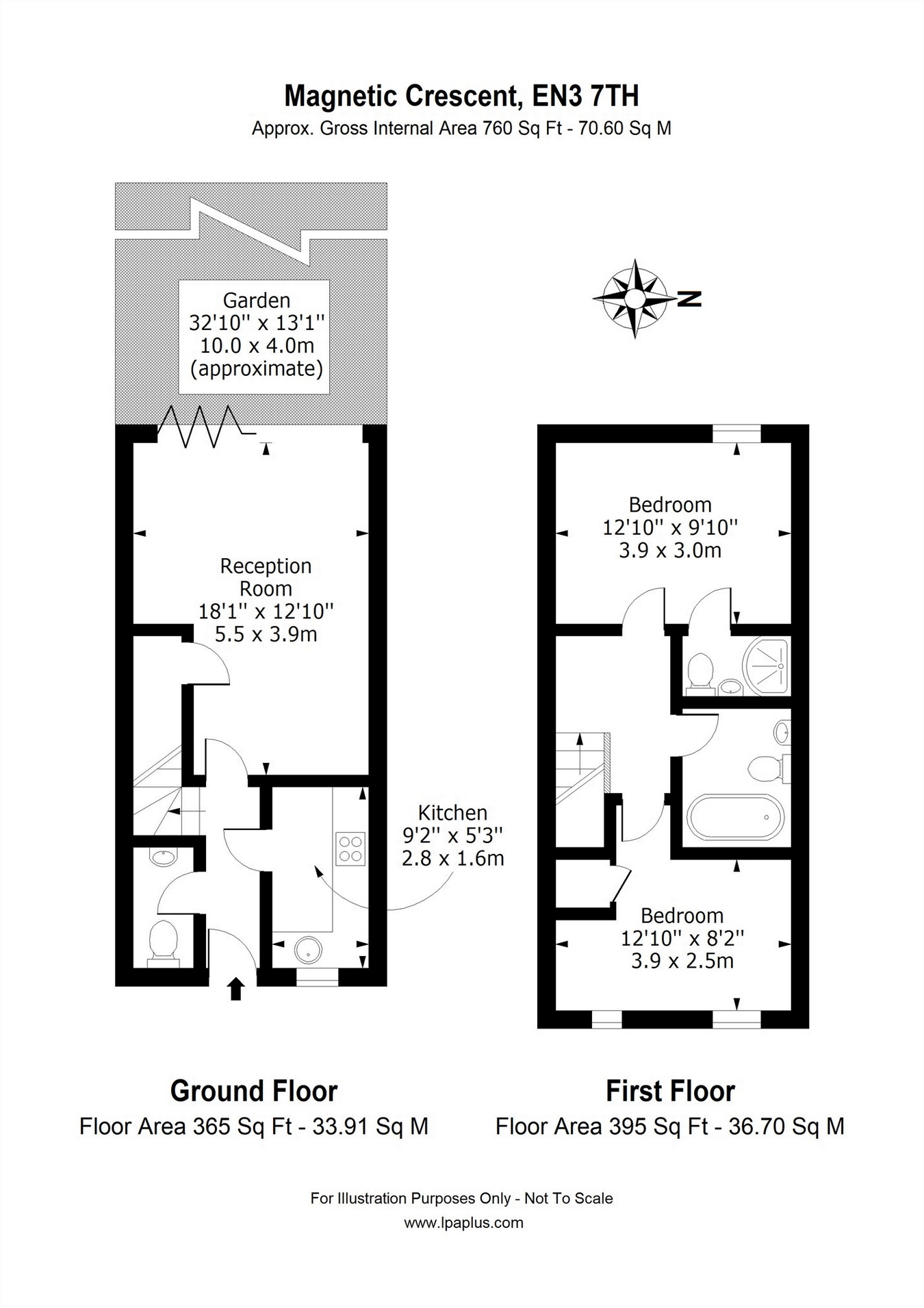 2 Bedrooms Terraced house for sale in Magnetic Crescent, Enfield EN3