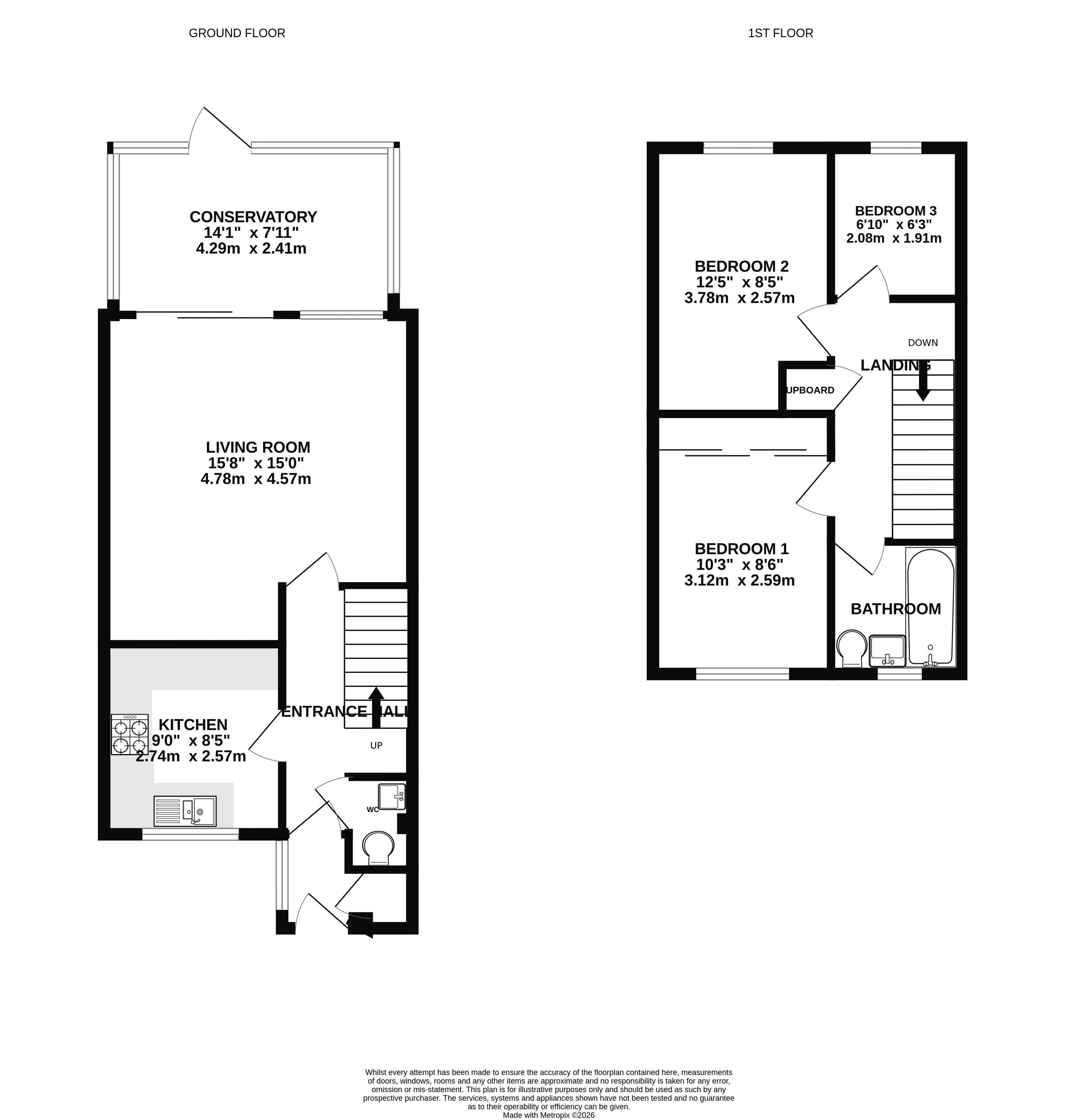 21 Towpath Mead, Meryl Road, Southsea floorplan