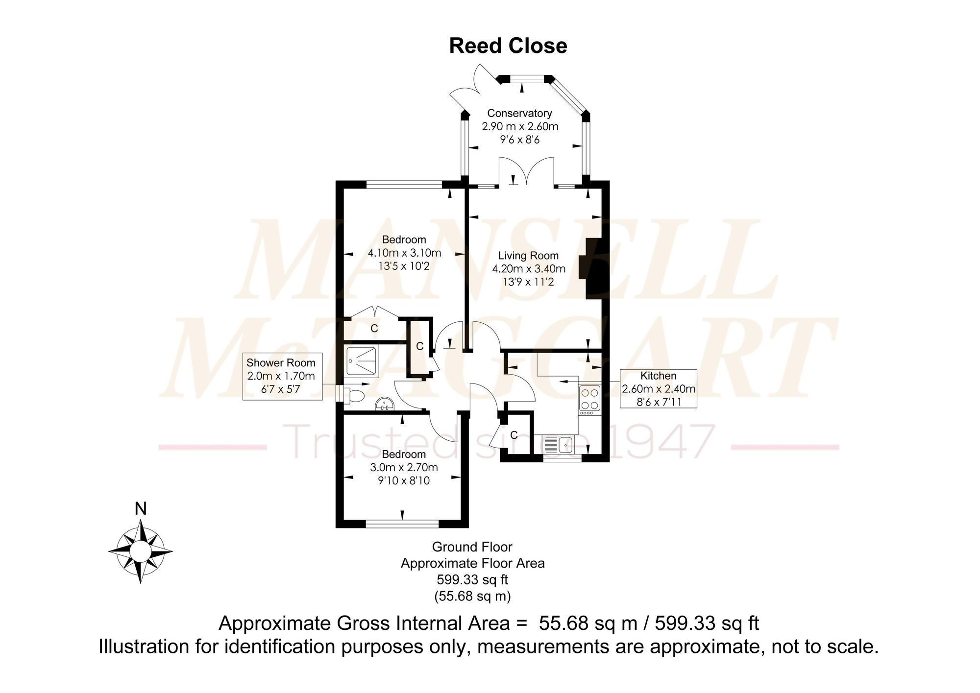 11 Reed Close, Pulborough floorplan