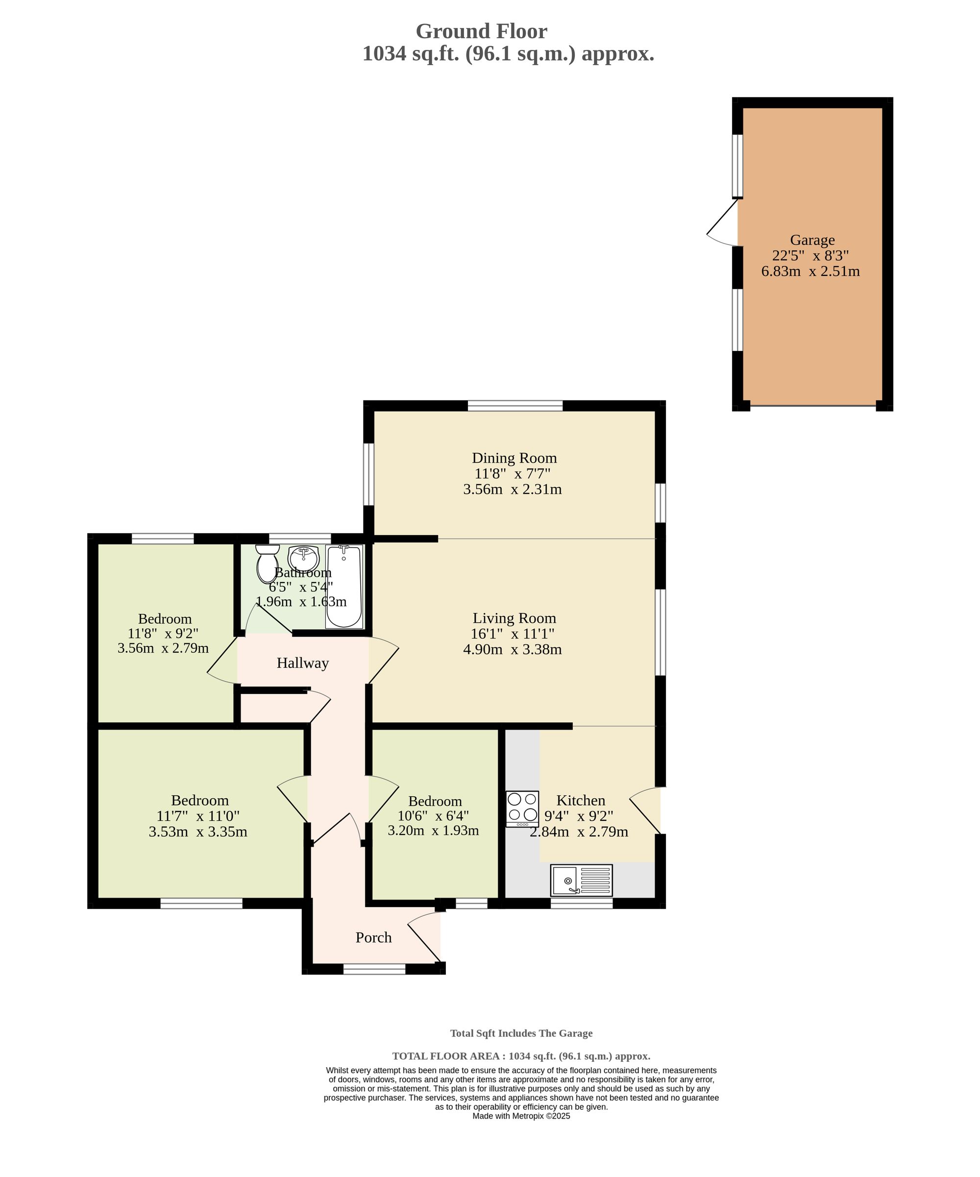 65 Somerleyton Road, Lowestoft floorplan