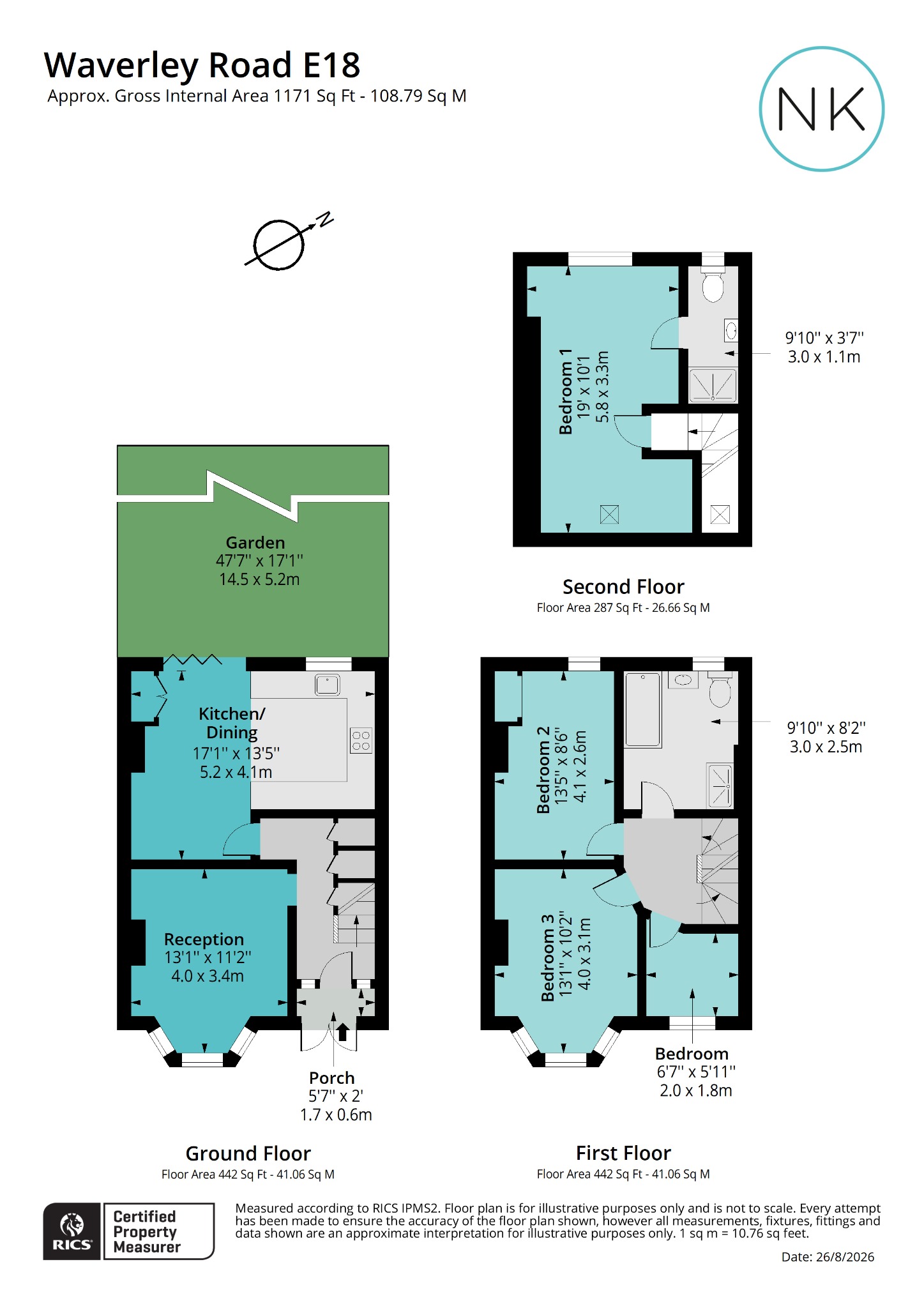 20 Waverley Road, South Woodford, London floorplan