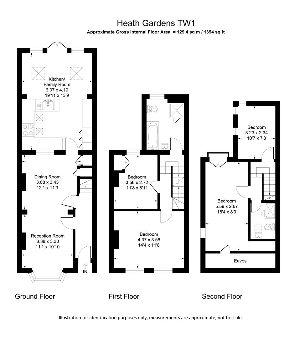 Heath Gardens, Twickenham TW1, 4 bedroom semidetached house for sale