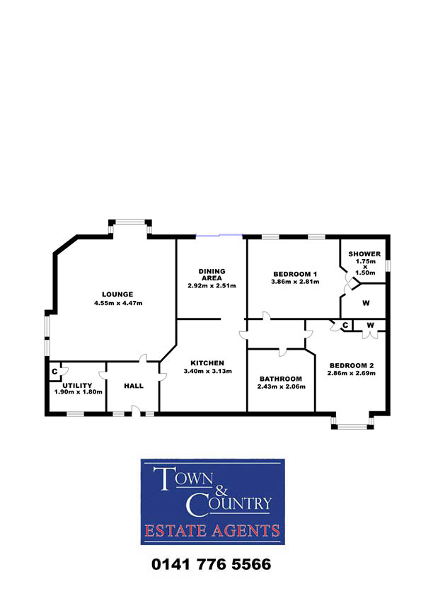 15, Cedar Crescent, Stepps floorplan