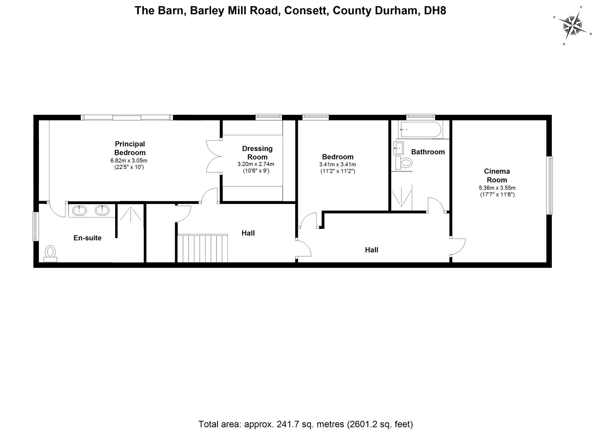 The Barn Barley Mill Road, Consett floorplan