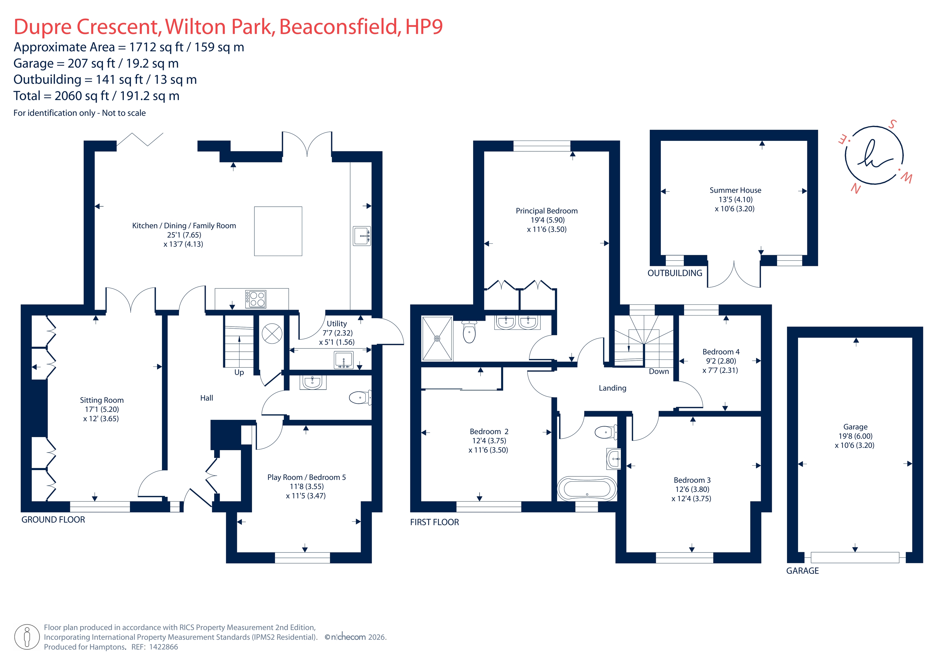 34, Dupre Crescent, Beaconsfield floorplan