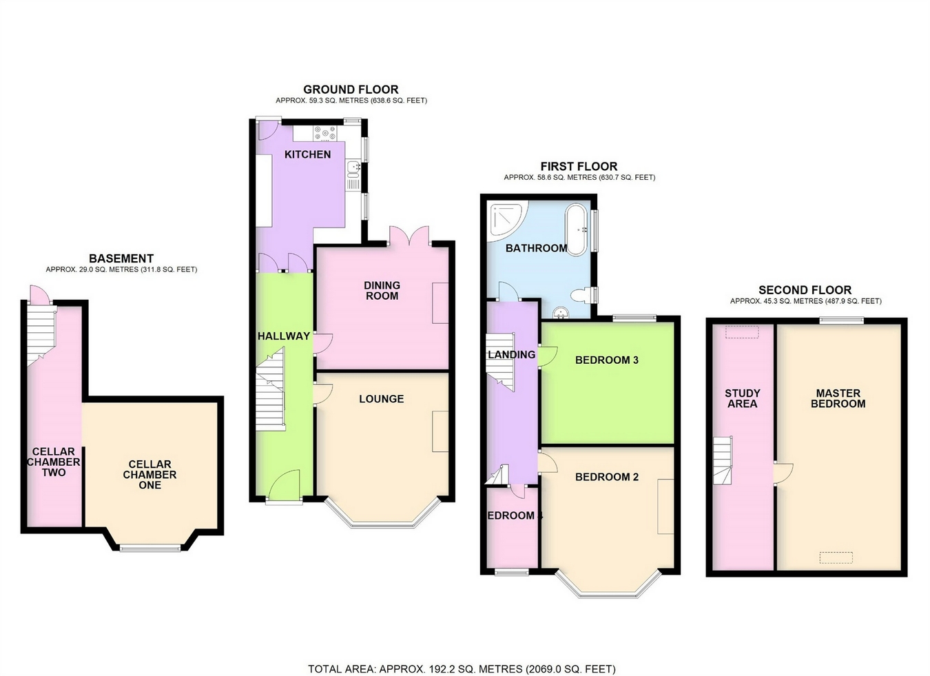 4 Bedrooms Terraced house for sale in London Road, Northwich, Cheshire CW9