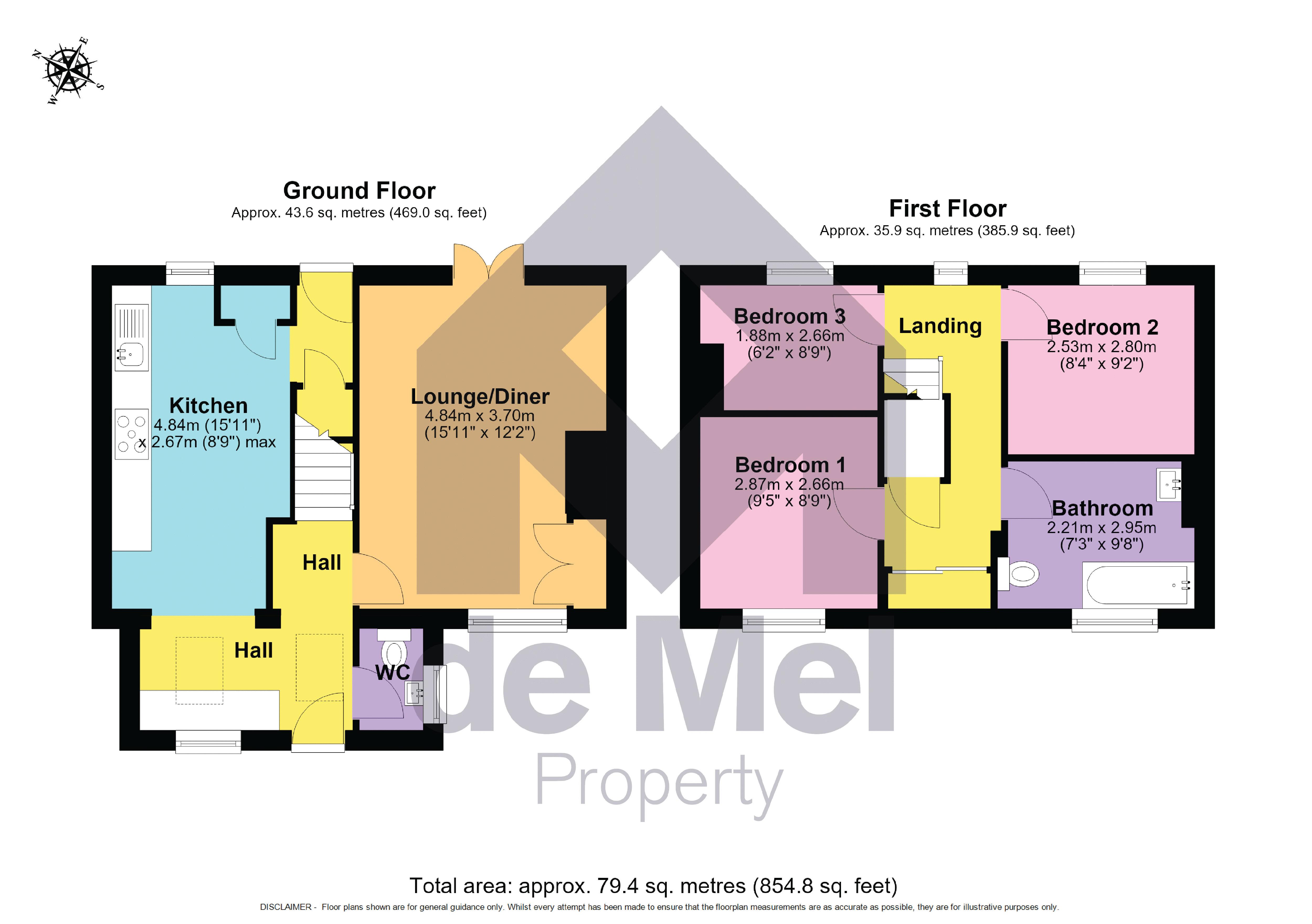 4 Llanthony Cottages, Tewkesbury floorplan